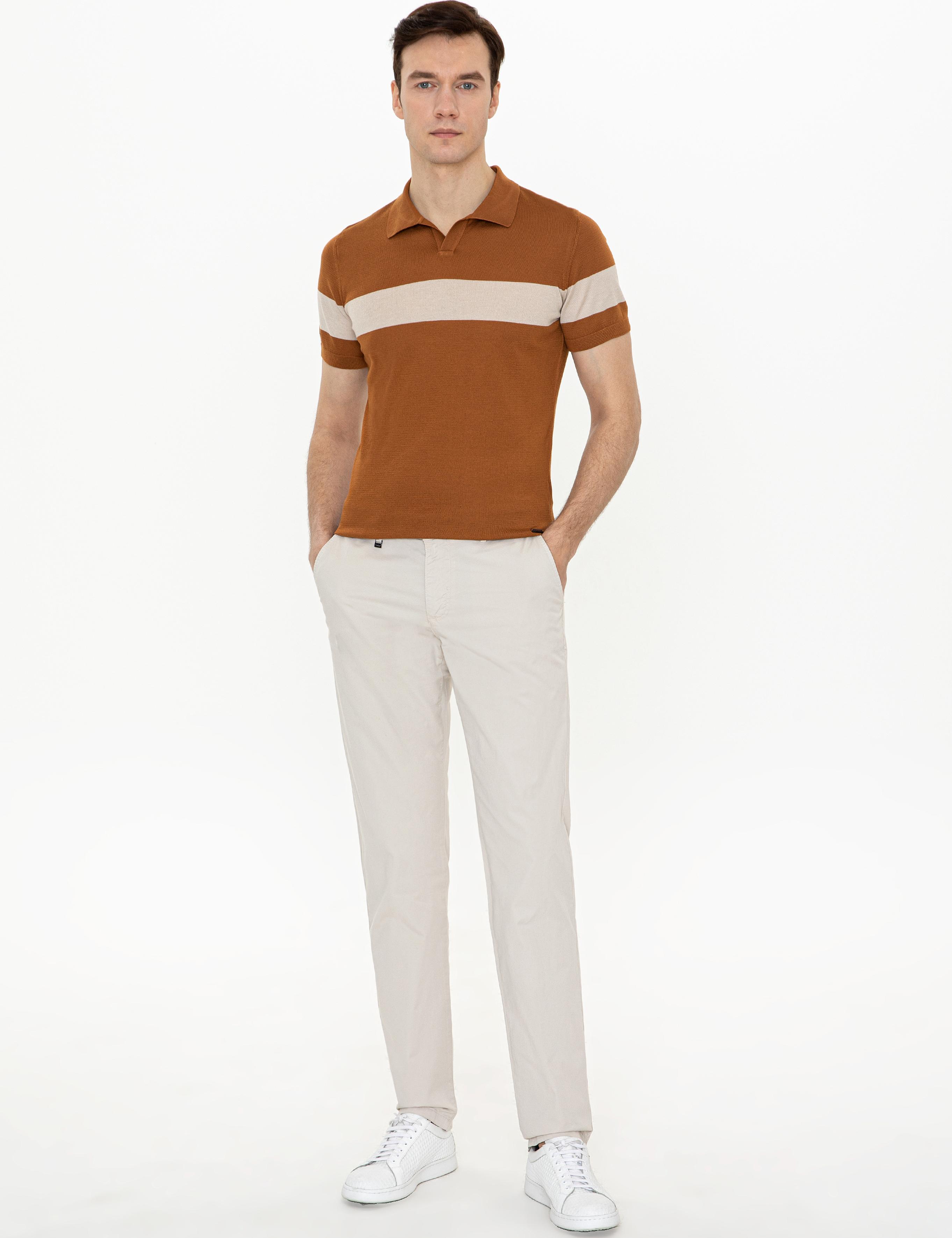 Tarçın Slim Fit Polo Yaka Triko T-Shirt - 50247015157