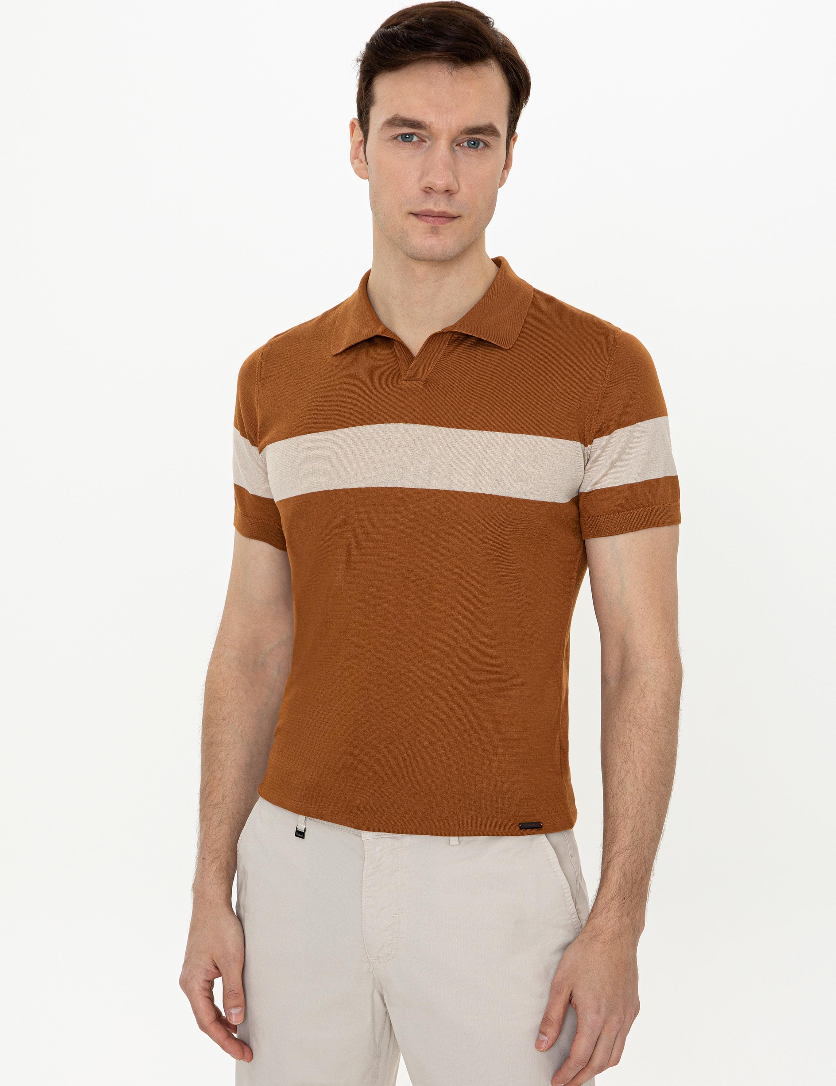 Tarçın Slim Fit Polo Yaka Triko T-Shirt - 50247015157