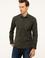 Haki Slim Fit Uzun Kollu Gömlek