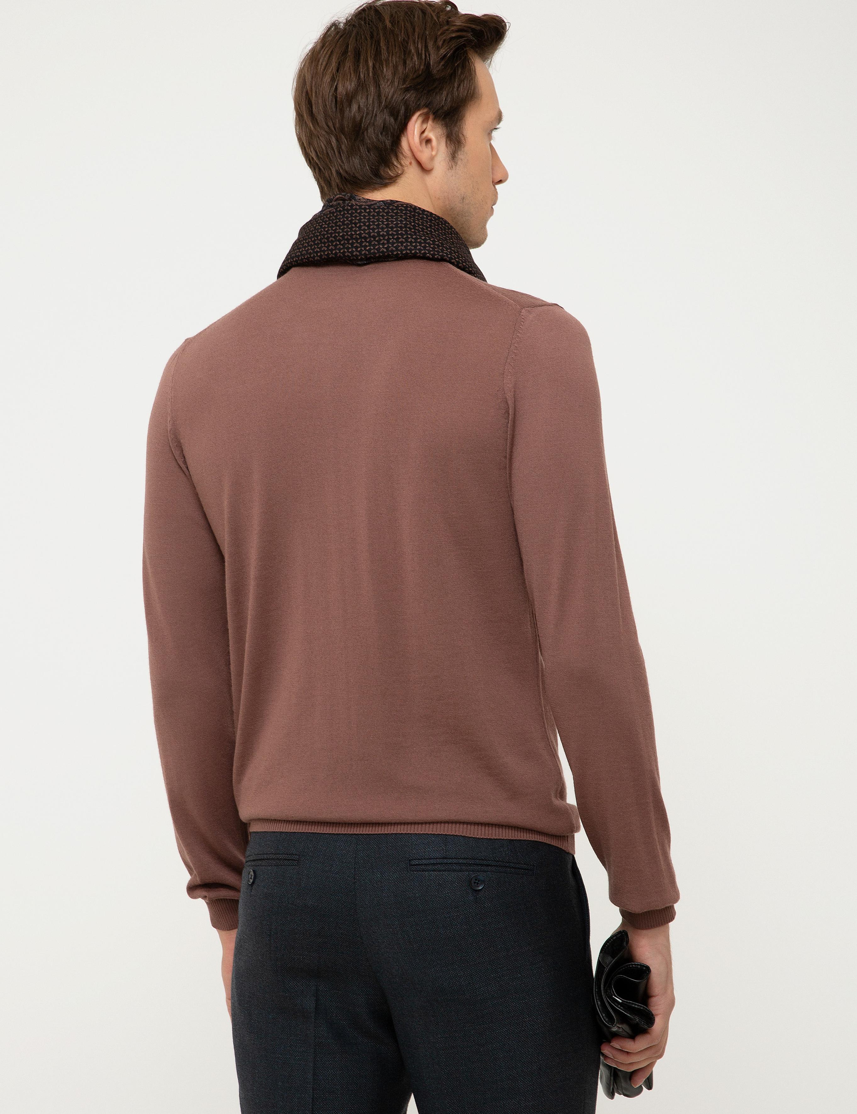 Mürdüm Slim Fit Yarım Balıkçı Basic Triko Kazak - 50211256042