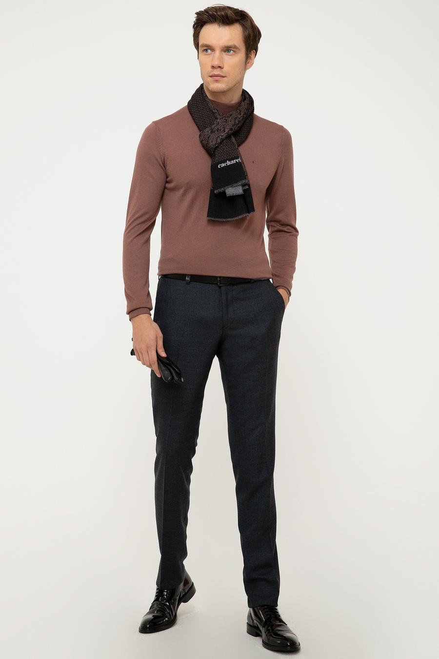 Mürdüm Slim Fit Yarım Balıkçı Basic Triko Kazak - 50211256042