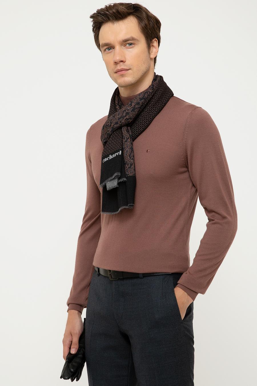 Mürdüm Slim Fit Yarım Balıkçı Basic Triko Kazak - 50211256042