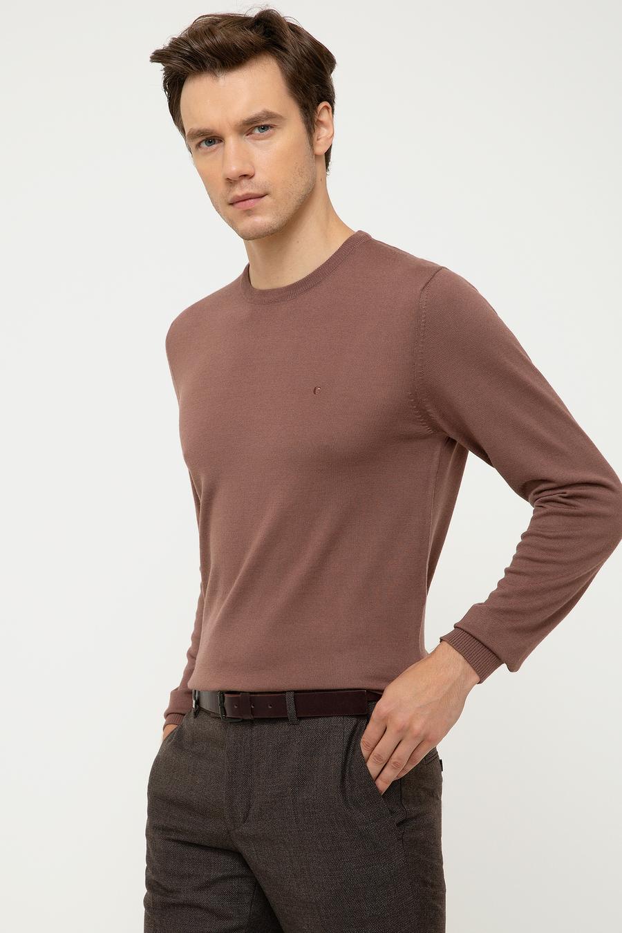 Bisiklet Yaka Basic Kazak - 50211257094