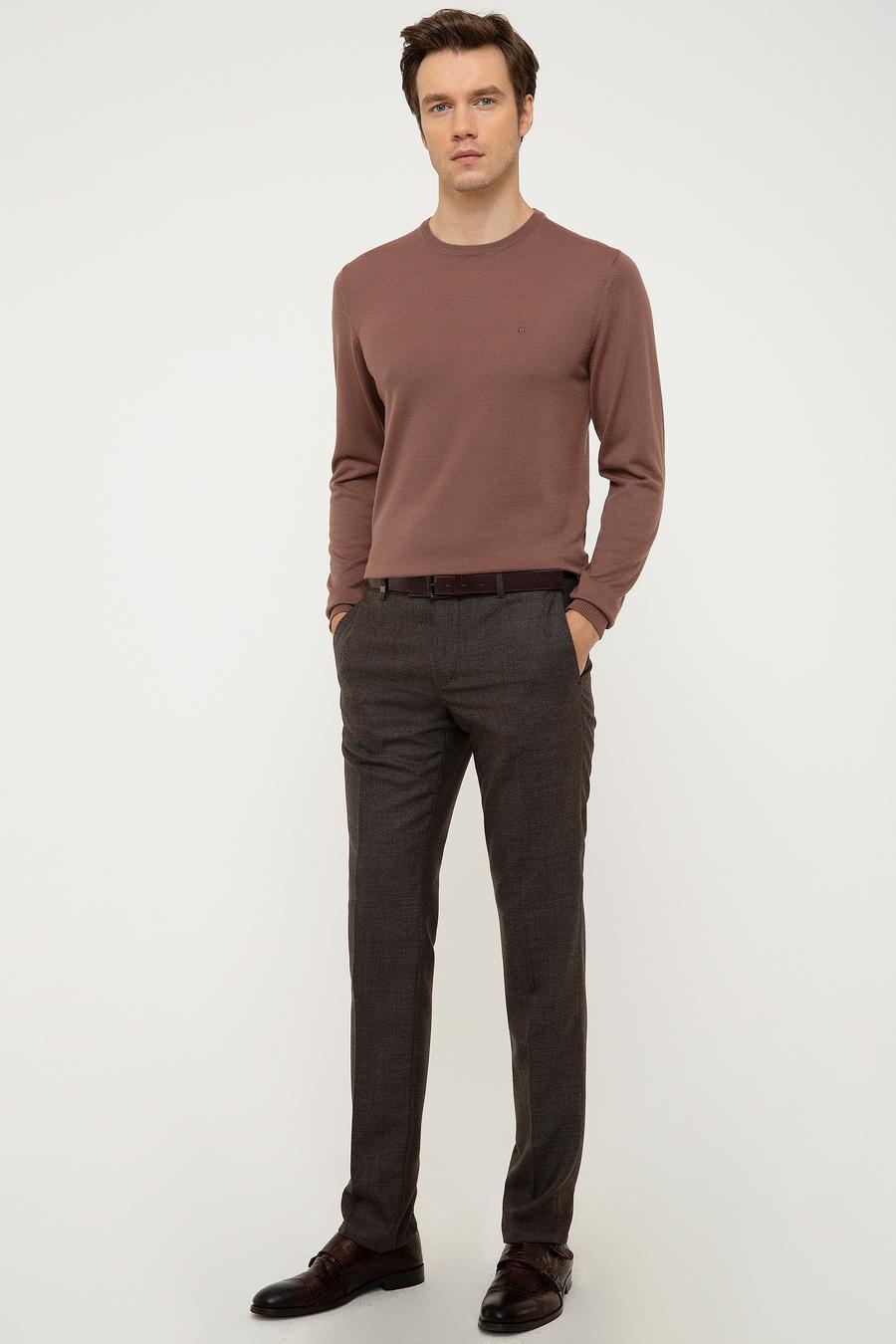 Bisiklet Yaka Basic Kazak - 50211257094