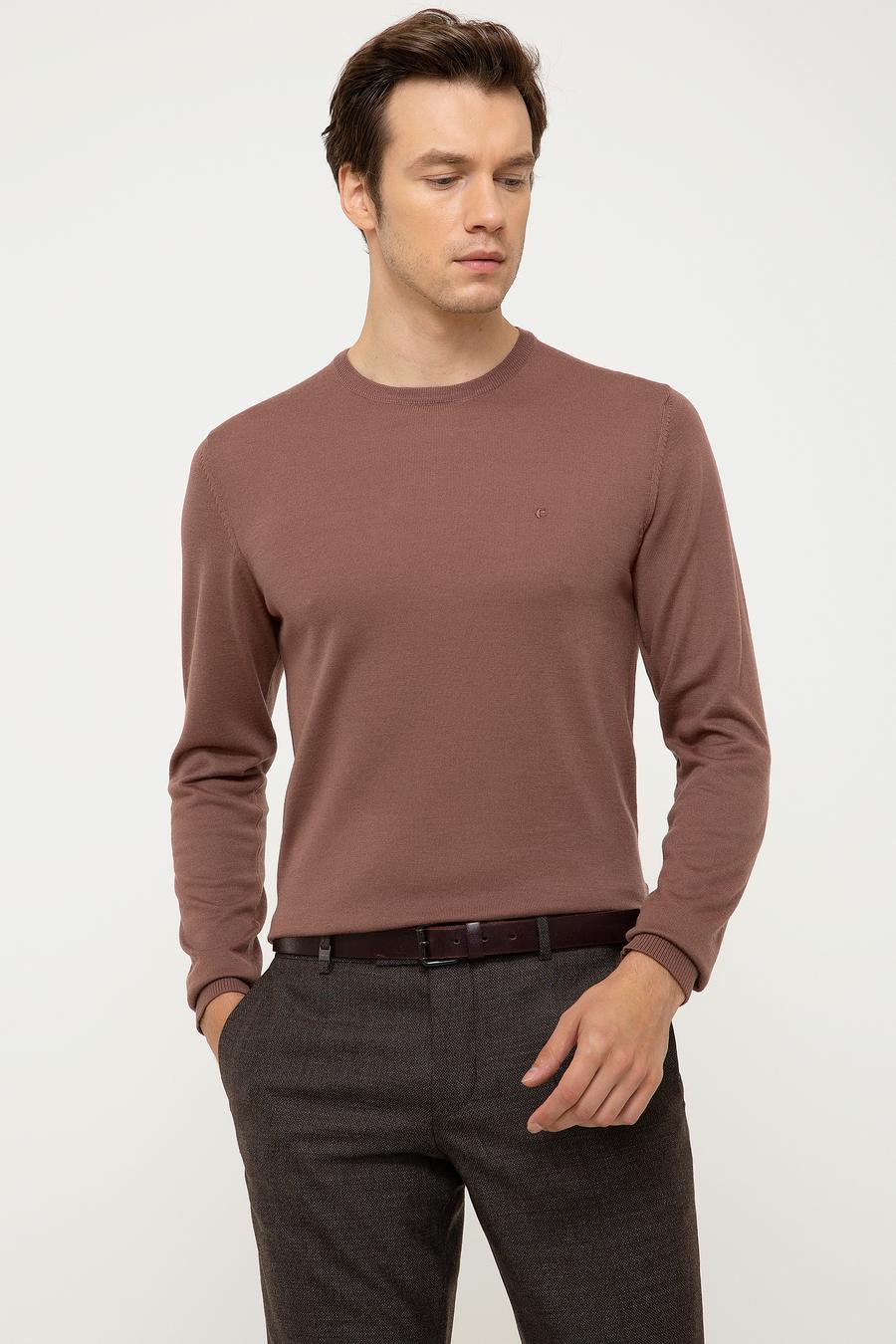 Bisiklet Yaka Basic Kazak - 50211257094