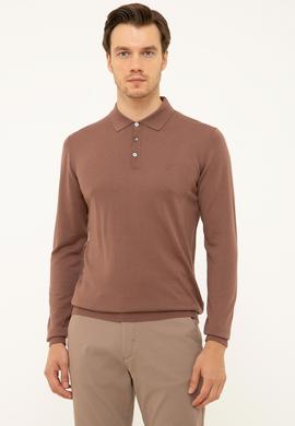 Mürdüm Slim Fit Polo Yaka Basic Triko Kazak