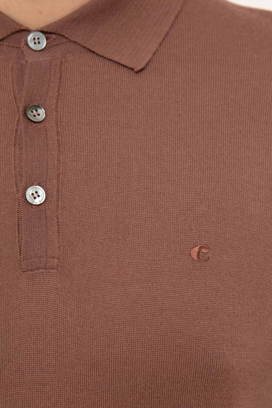 Mürdüm Slim Fit Polo Yaka Basic Triko Kazak - 50211330055