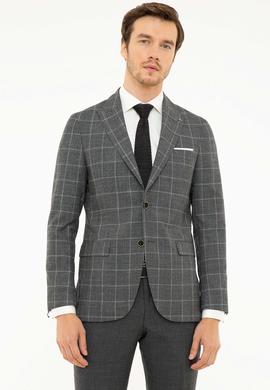Siyah Slim Fit Ceket