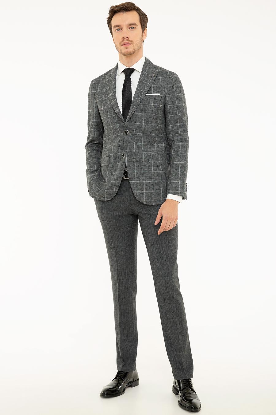 Siyah Slim Fit Ceket - 50211452011
