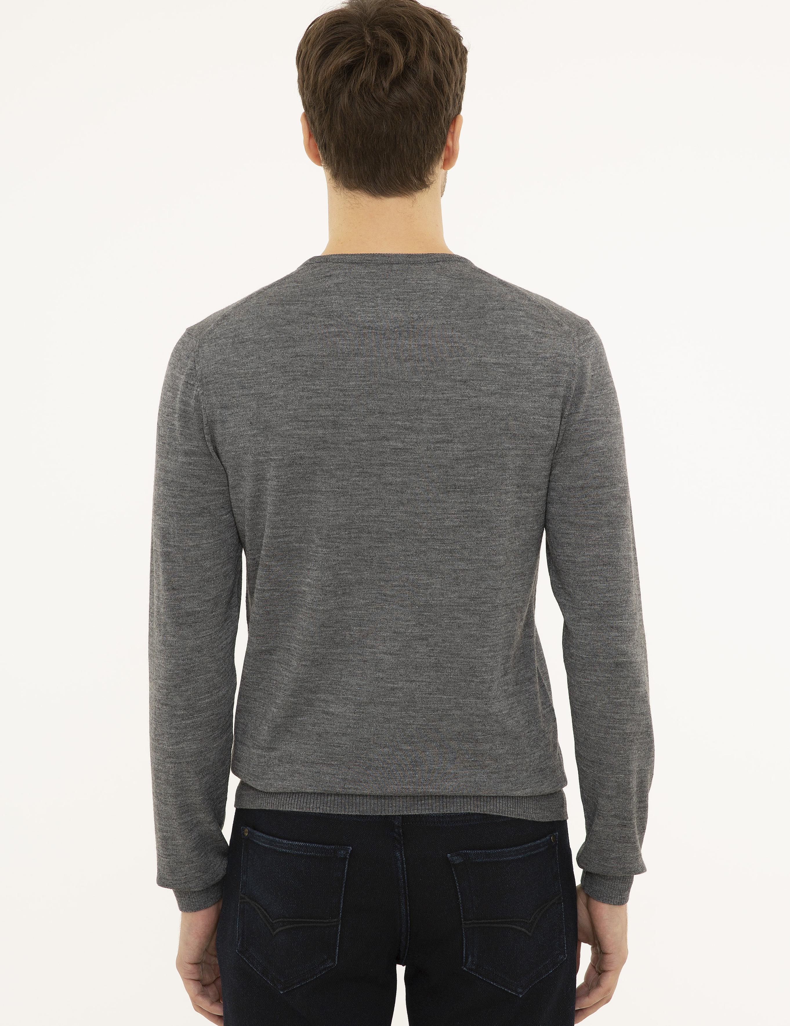 Bisiklet Yaka Basic Kazak - 50211257103