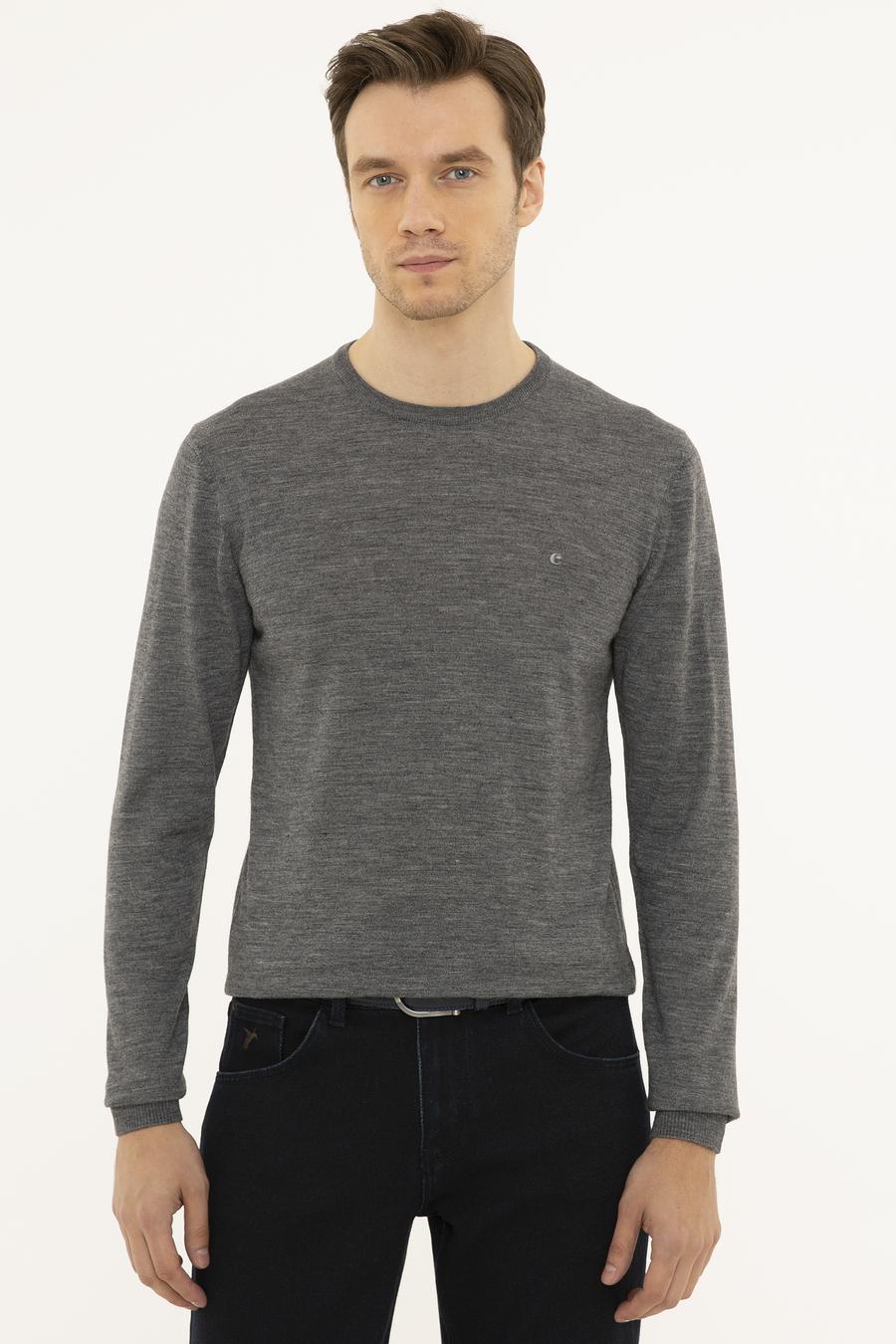 Bisiklet Yaka Basic Kazak - 50211257103