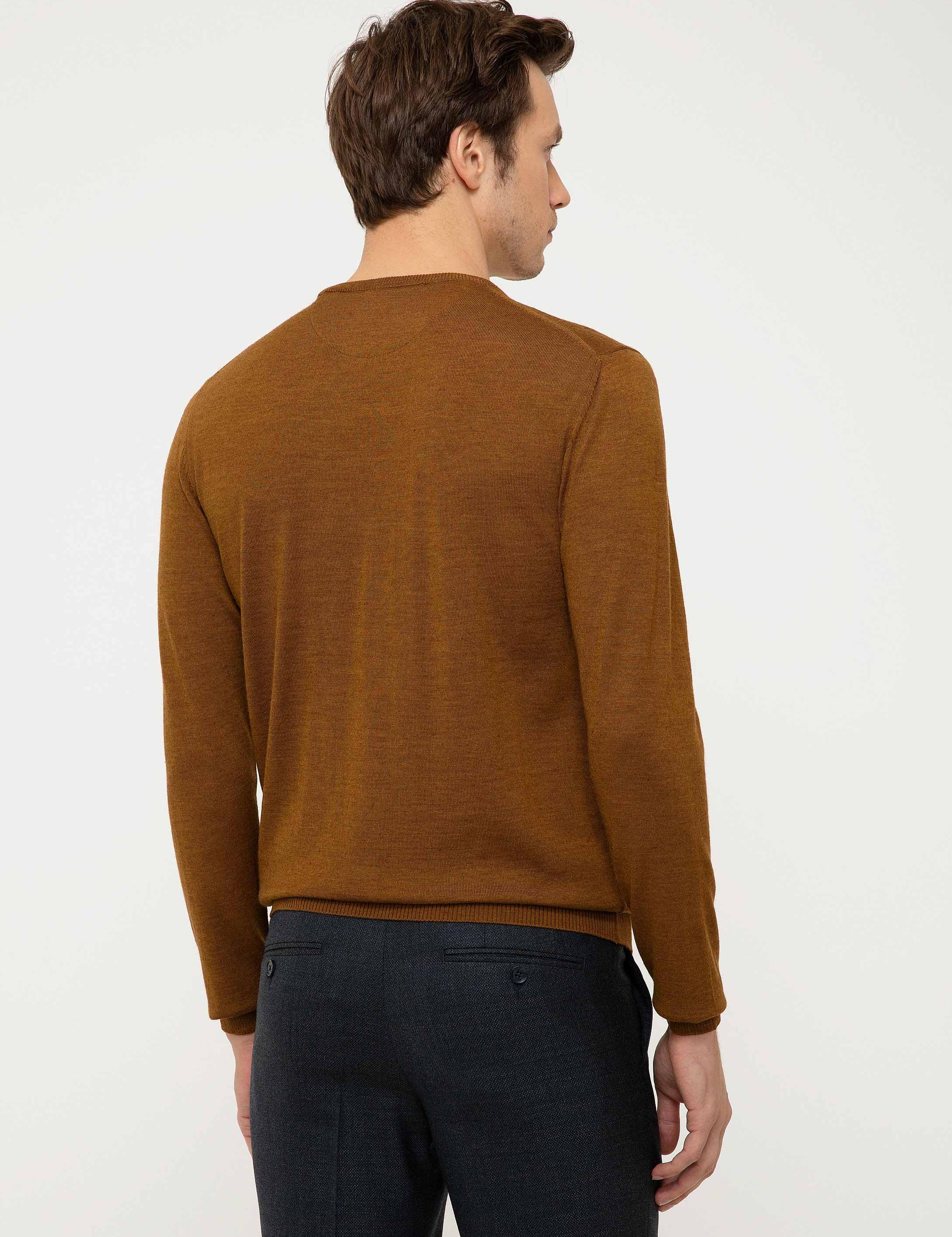 HARDAL Slim Fit Bisiklet Yaka Basic Triko Kazak - 50211257081