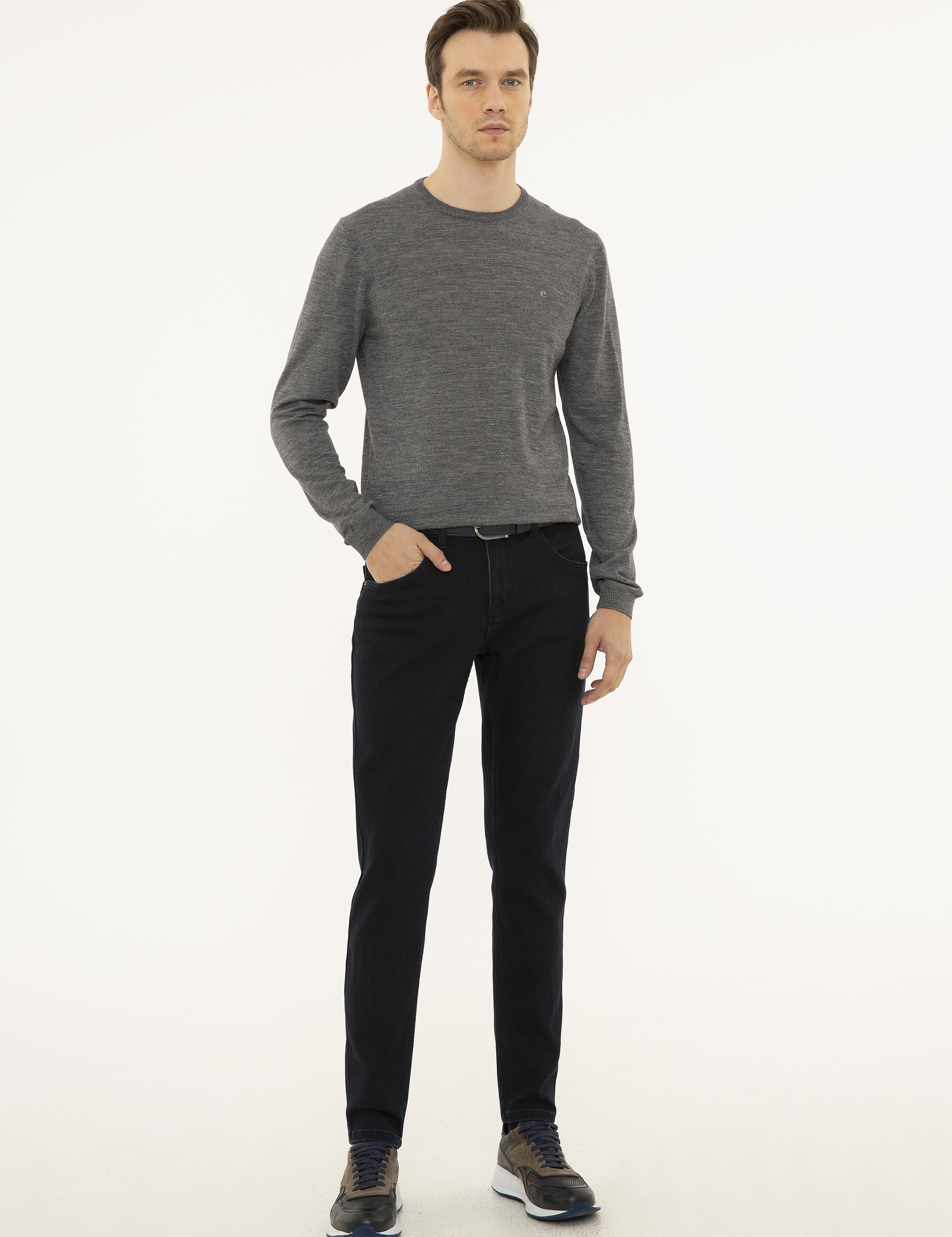 Bisiklet Yaka Basic Kazak - 50211257103