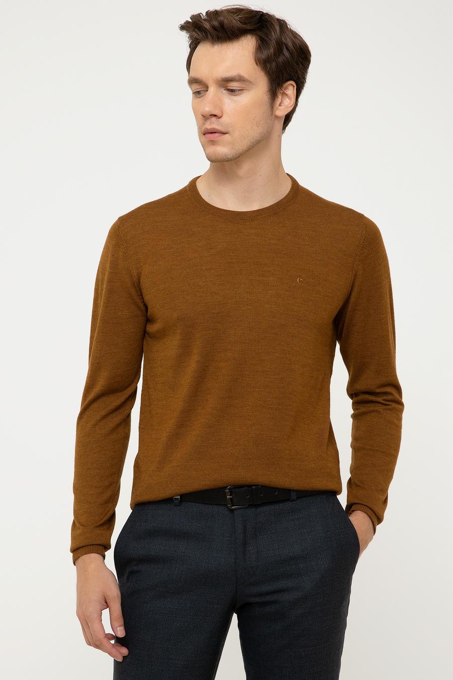 HARDAL Slim Fit Bisiklet Yaka Basic Triko Kazak - 50211257081