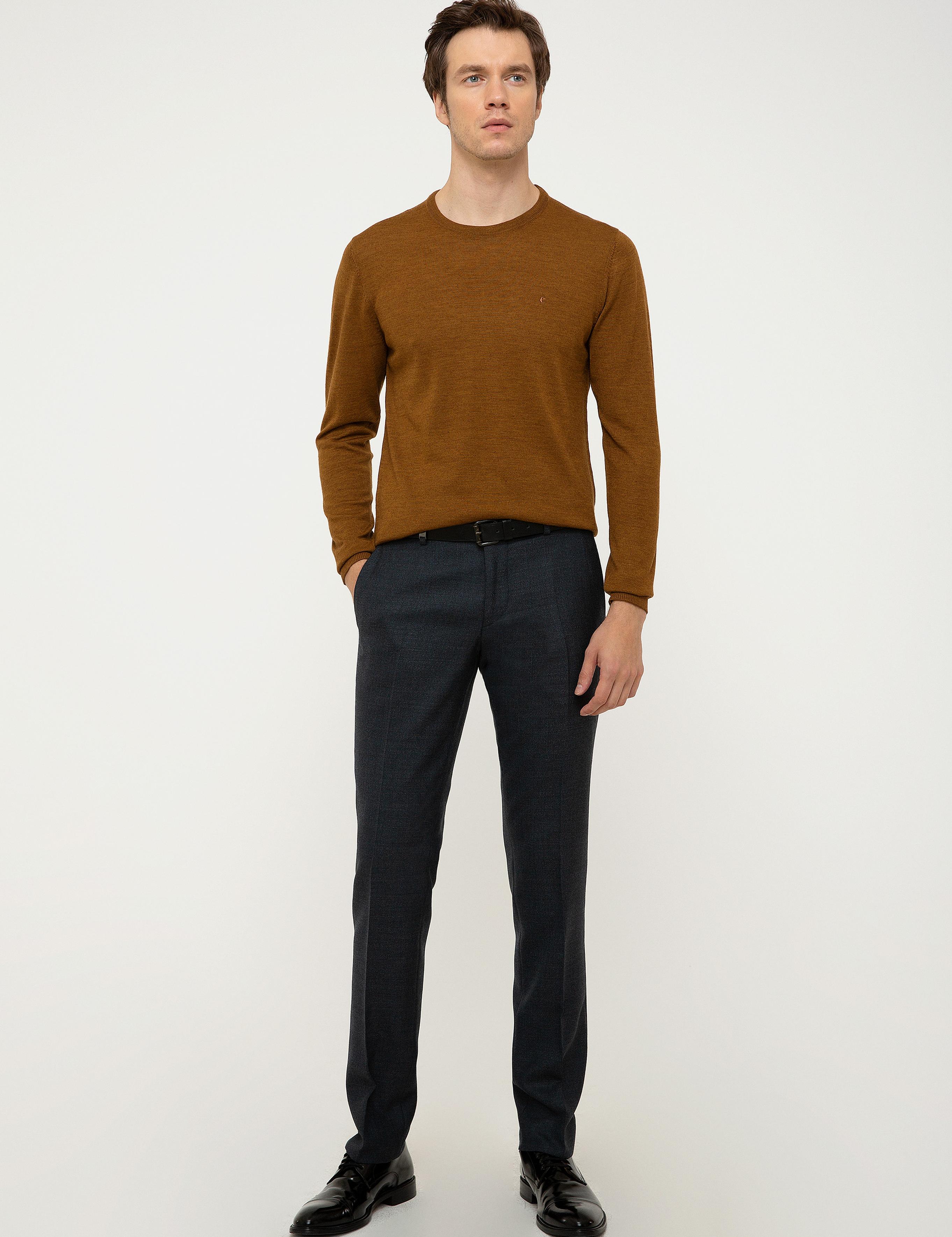 HARDAL Slim Fit Bisiklet Yaka Basic Triko Kazak - 50211257081