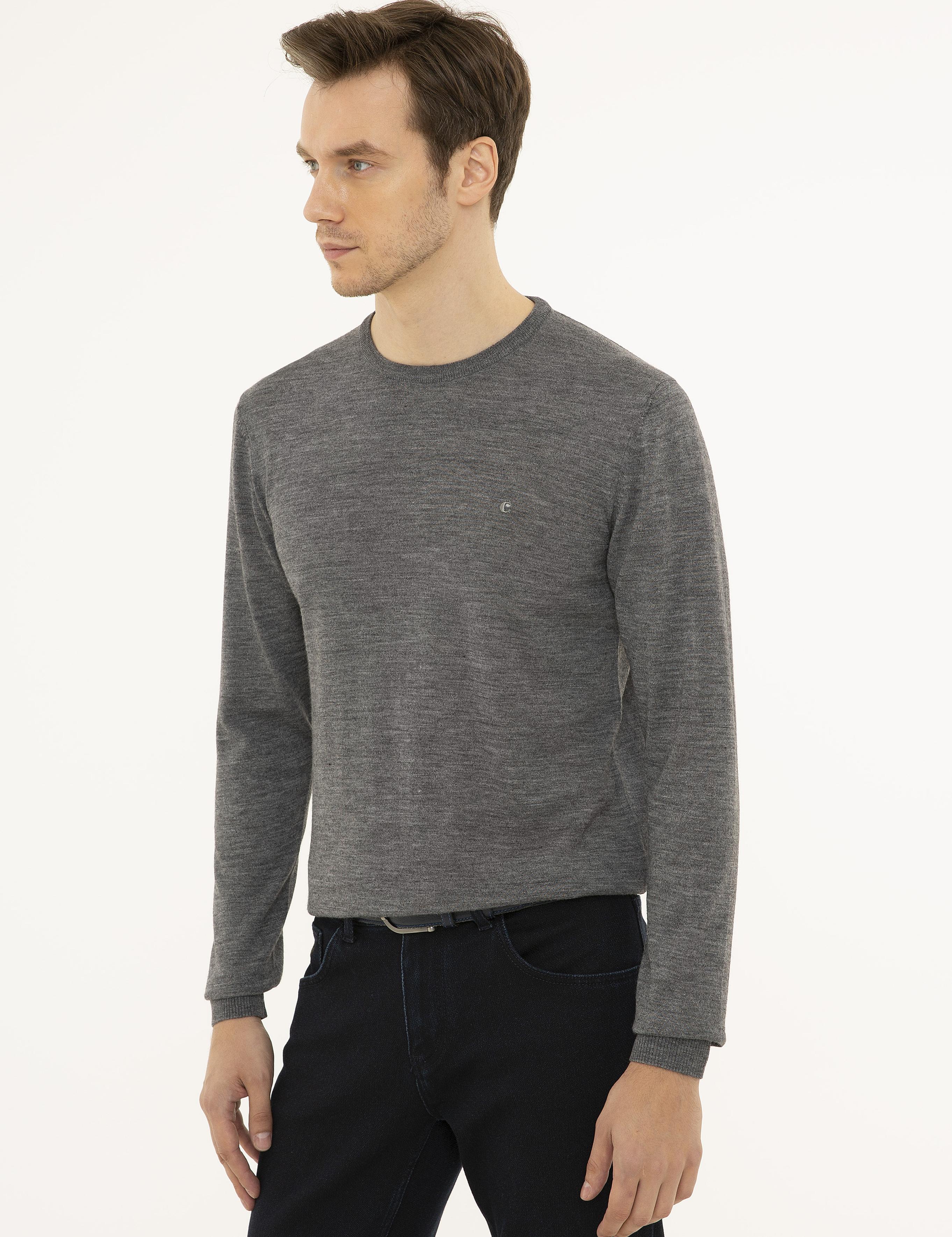 Bisiklet Yaka Basic Kazak - 50211257103