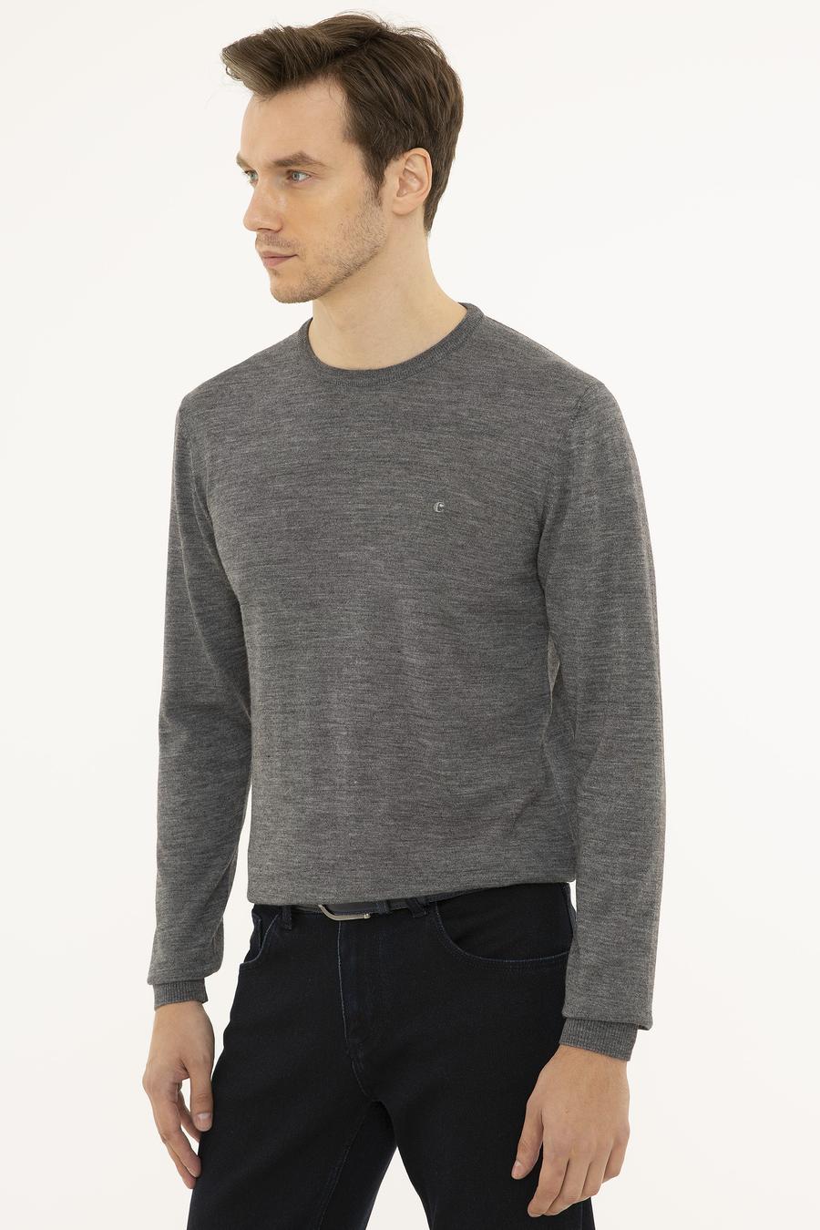 Bisiklet Yaka Basic Kazak - 50211257103