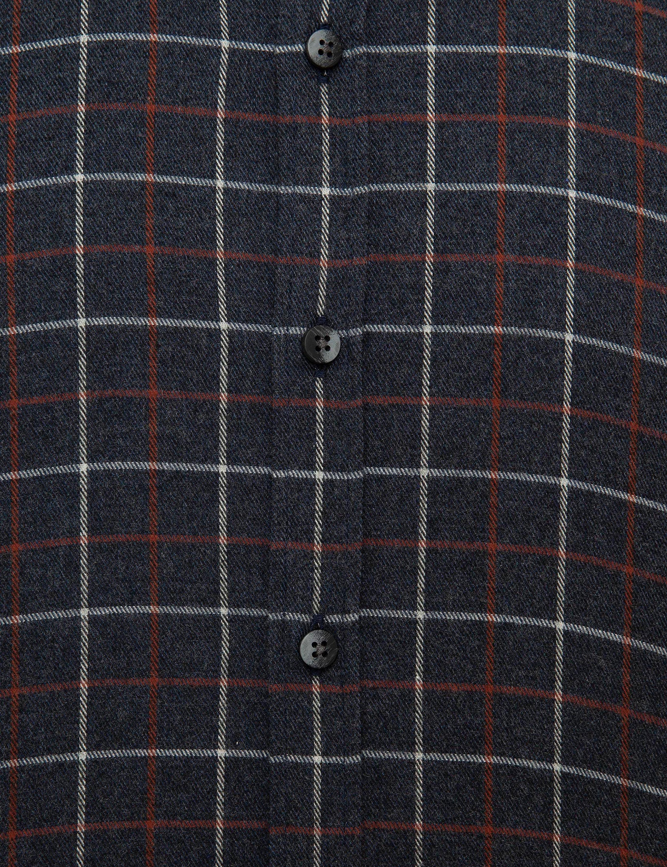İndigo Slim Fit Uzun Kollu Gömlek - 50218135005
