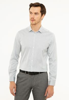 Siyah Slim Fit Uzun Kollu Gömlek