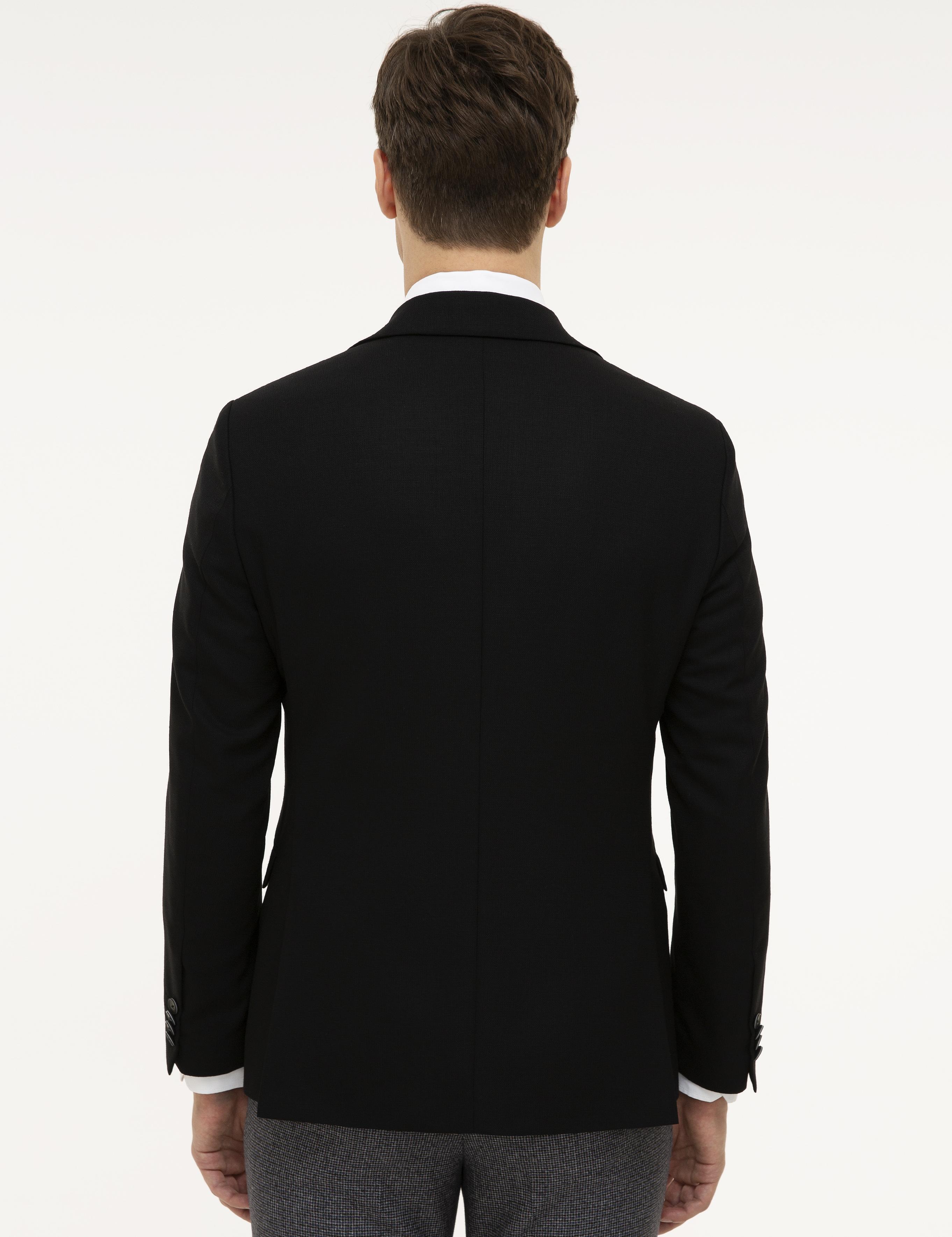 Siyah Slim Fit Ceket - 50219742038