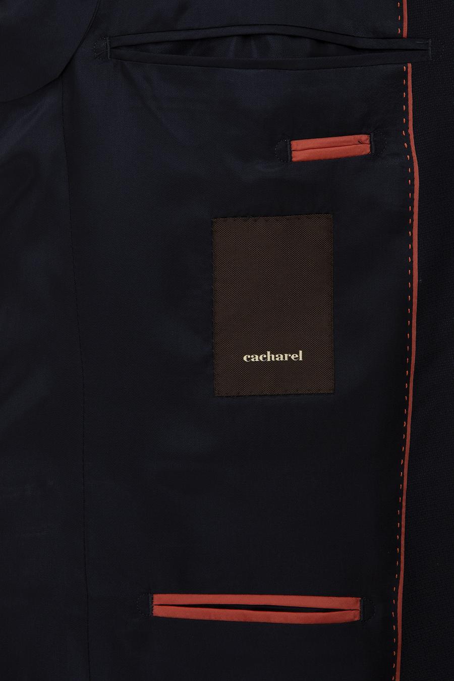 Lacivert Slim Fit Yün Ceket - 50219742113