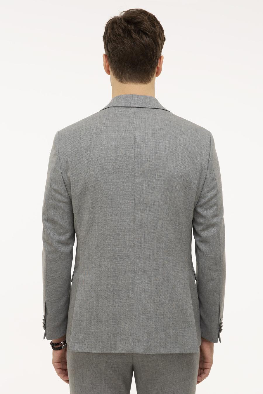 Gri Slim Fit Ceket - 50219742005