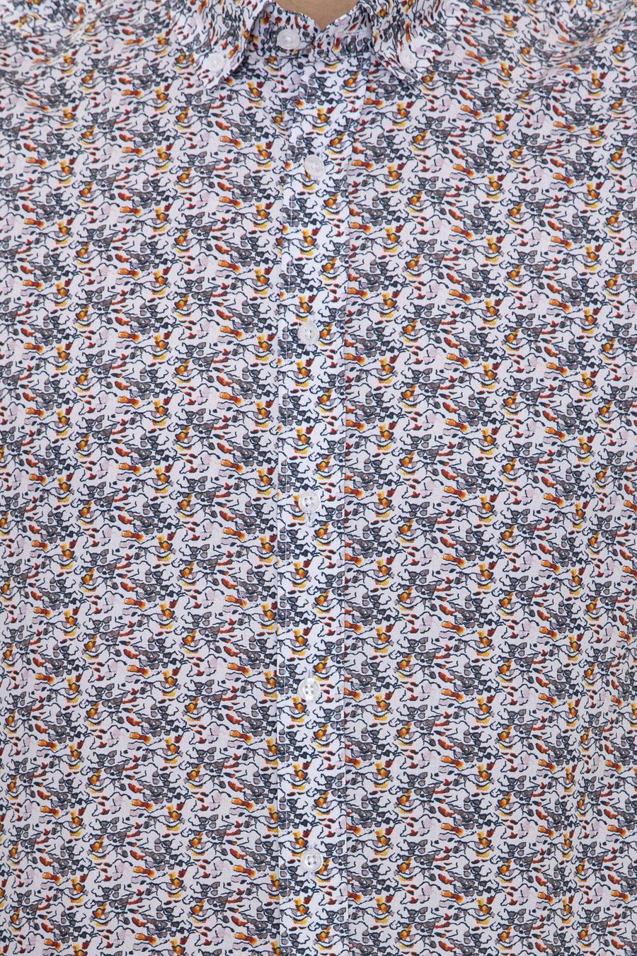 Sarı Slim Fit Uzun Kollu Gömlek - 50247571025