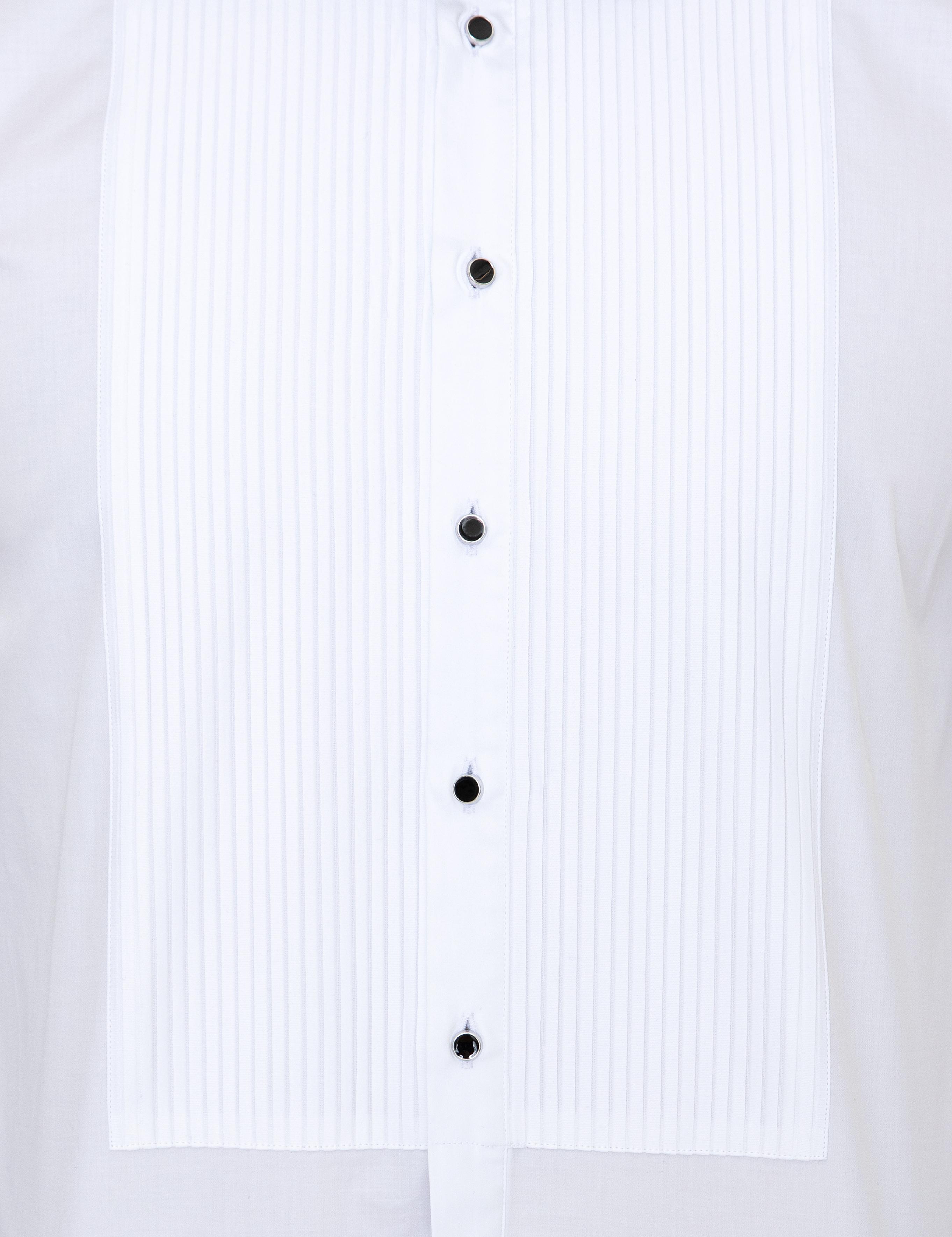Beyaz Slim Fit Smokin Gömlek - 50251046004