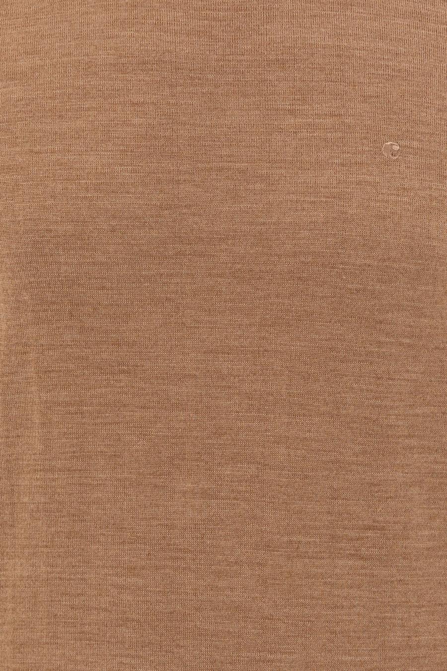 Camel Slim Fit Bisiklet Yaka Basic Triko Kazak - 50237038077