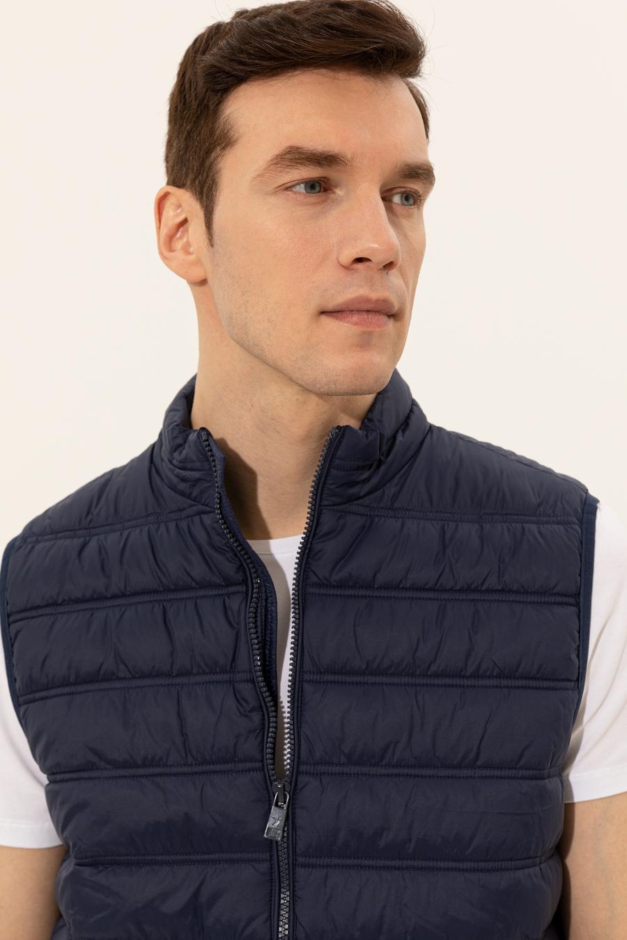 Lacivert Yelek - 50248677003