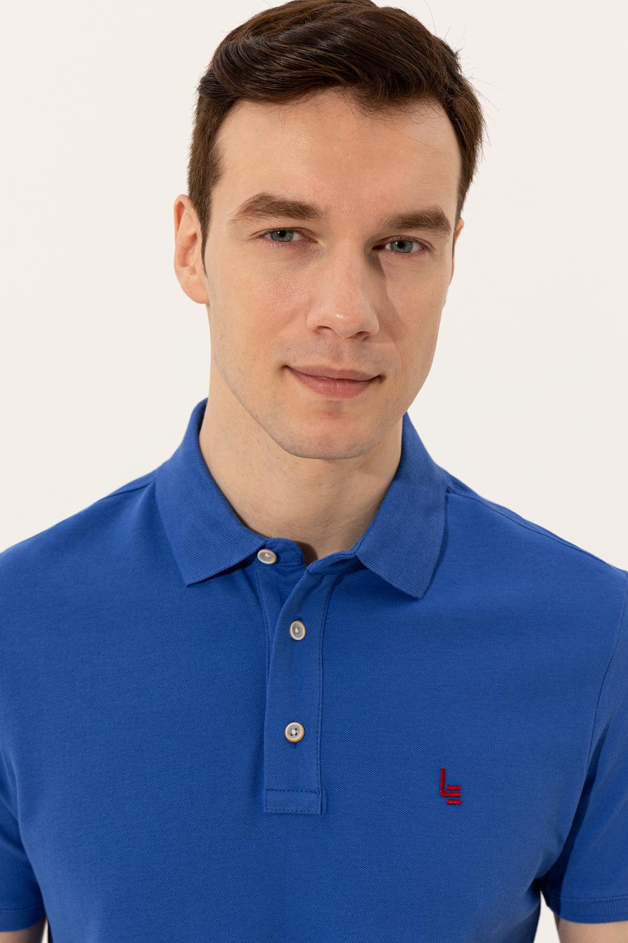 Saks Polo Yaka Slim Fit Basic T-Shirt - 50250189021