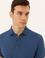 İndigo Polo Yaka Slim Fit Basic Merserize T-shirt