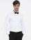 Beyaz Slim Fit Smokin Gömlek