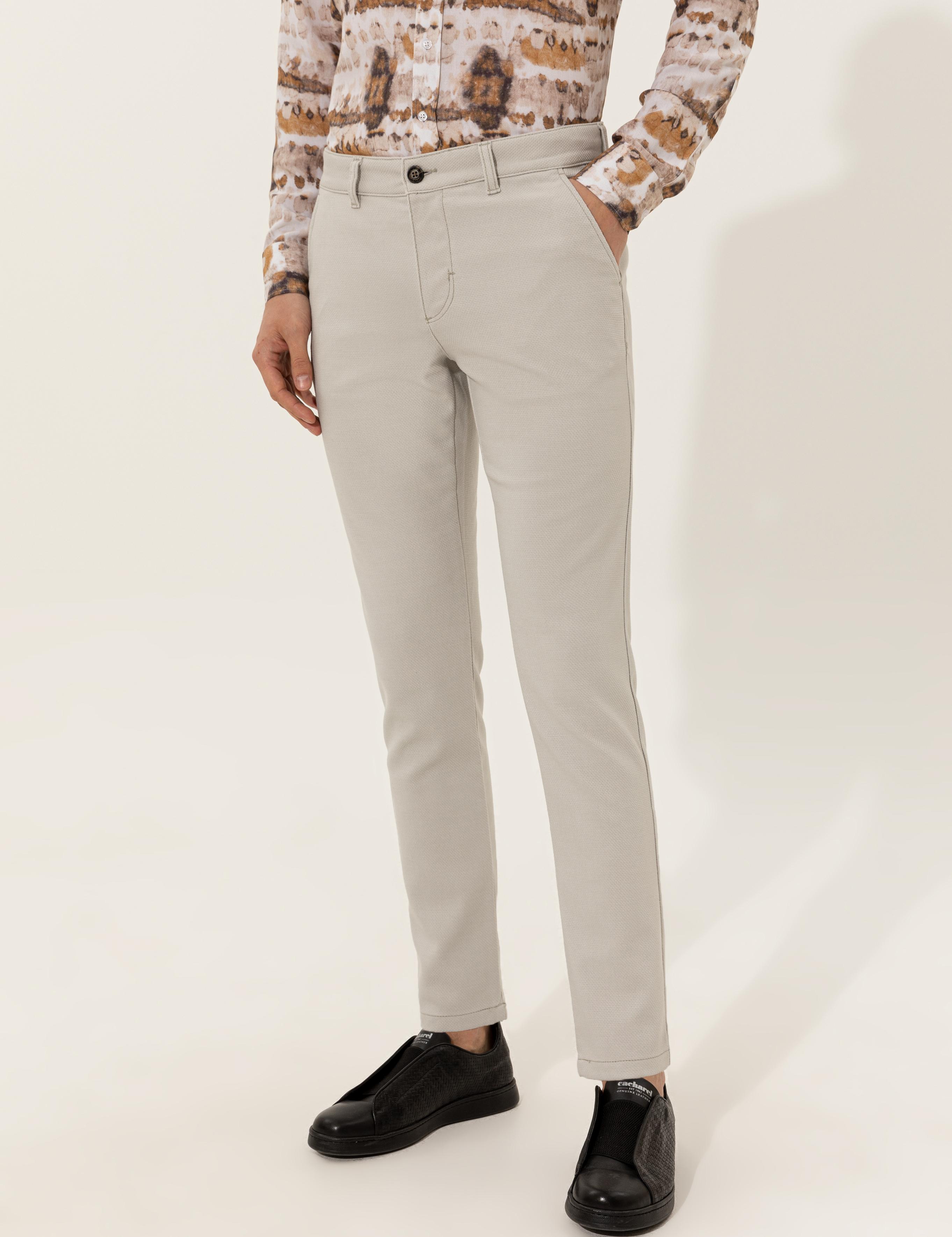 Bej Slim Fit Kanvas Pantolon - 50255855038