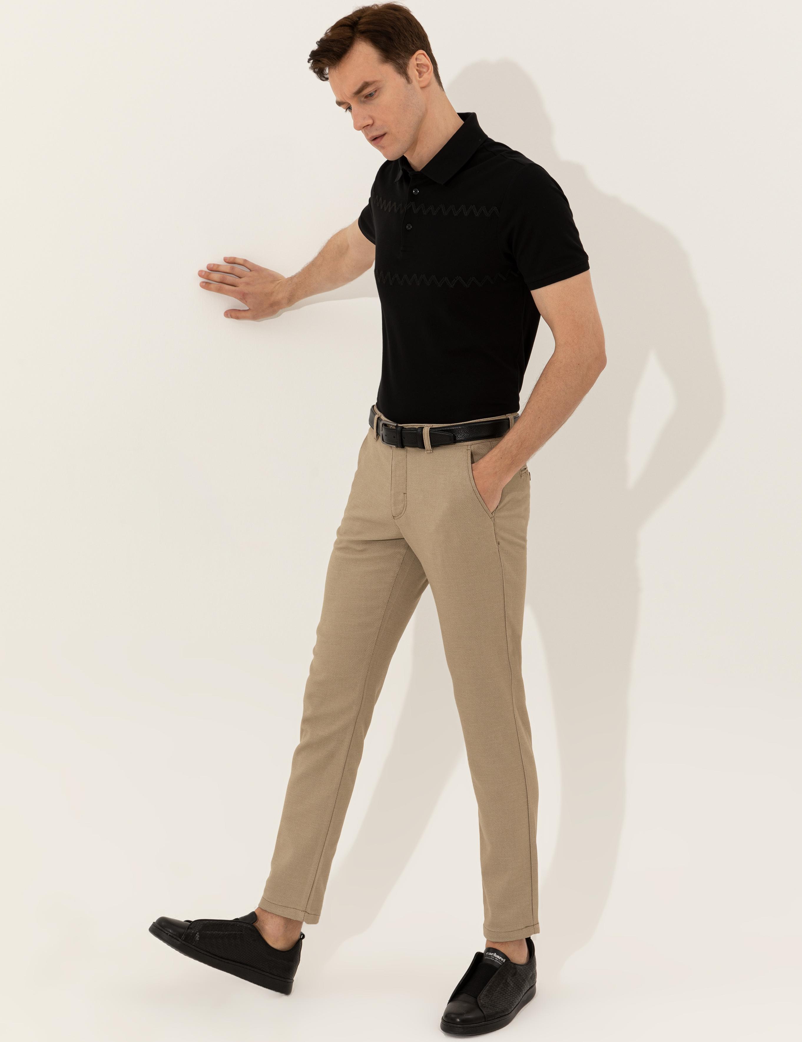 Camel Slim Fit Kanvas Pantolon - 50255855088
