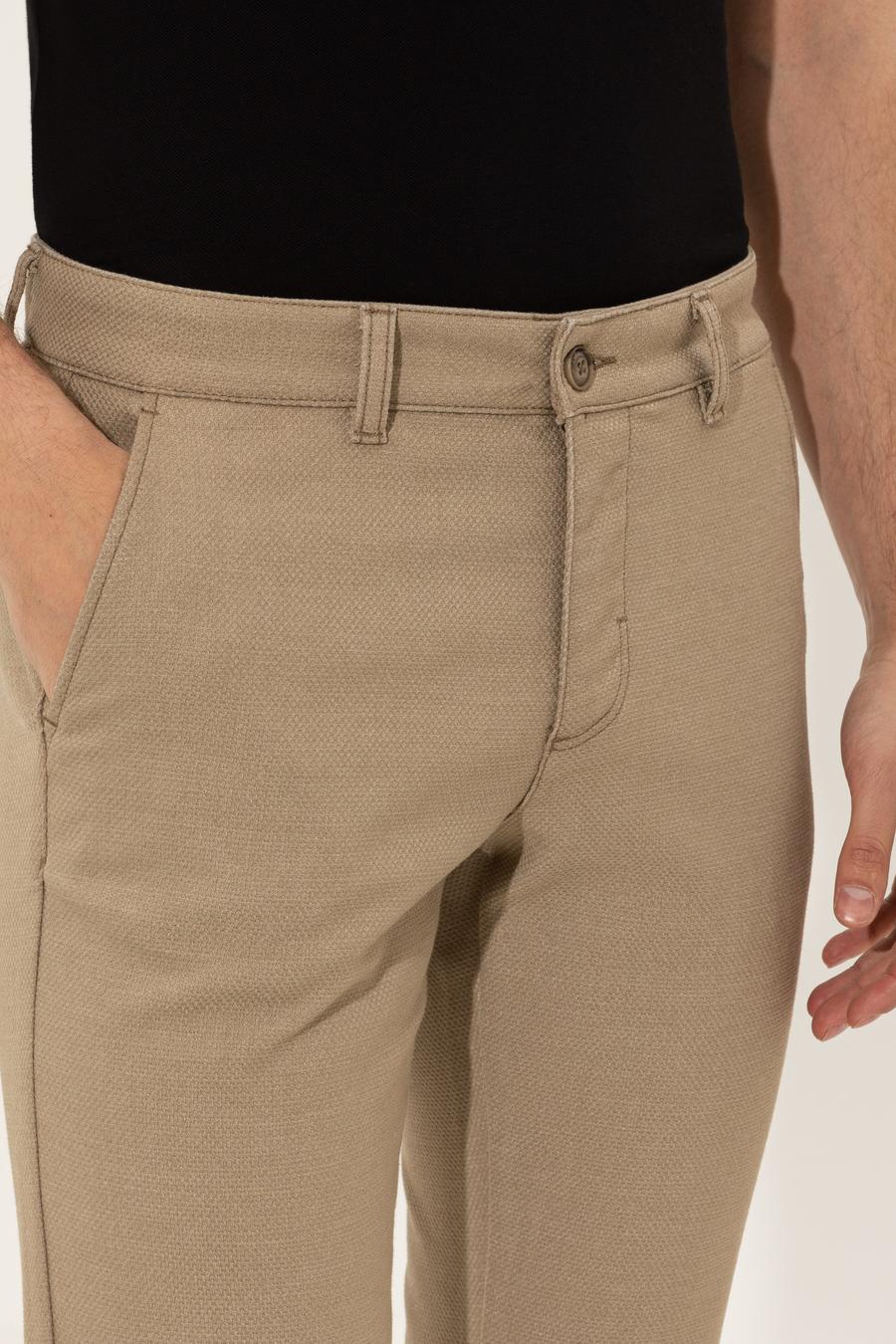 Camel Slim Fit Kanvas Pantolon - 50255855088