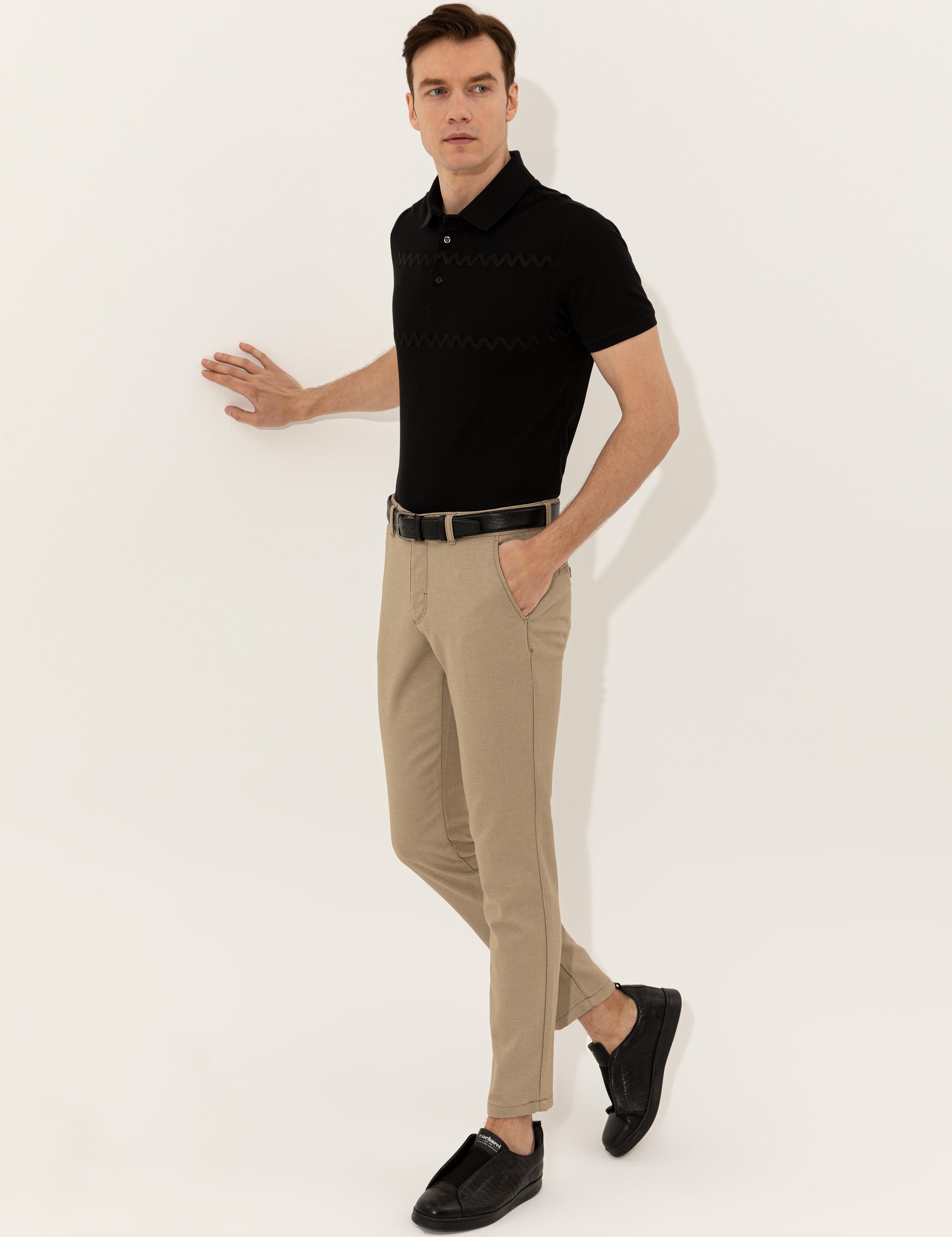 Camel Slim Fit Kanvas Pantolon - 50255855088