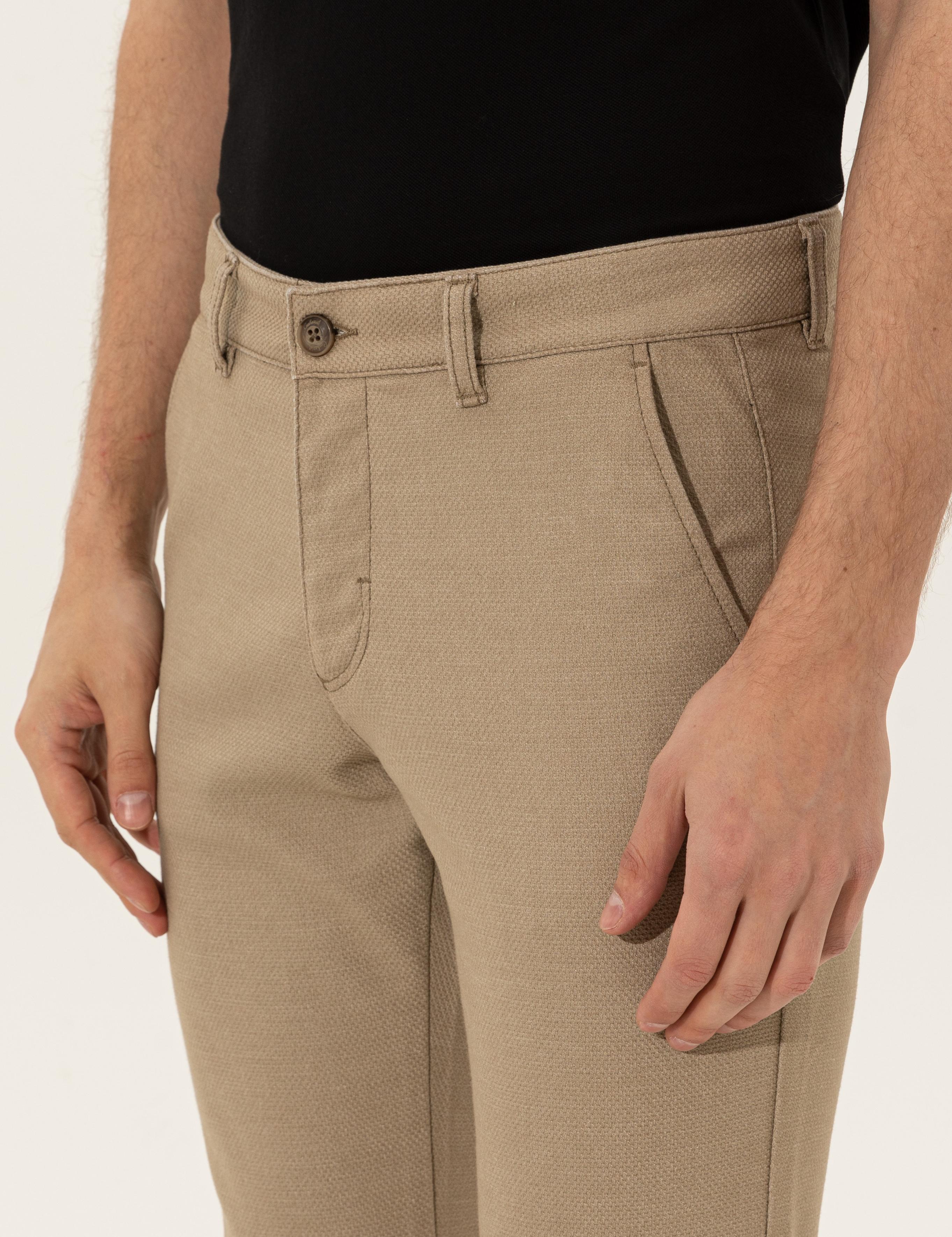 Camel Slim Fit Kanvas Pantolon - 50255855088