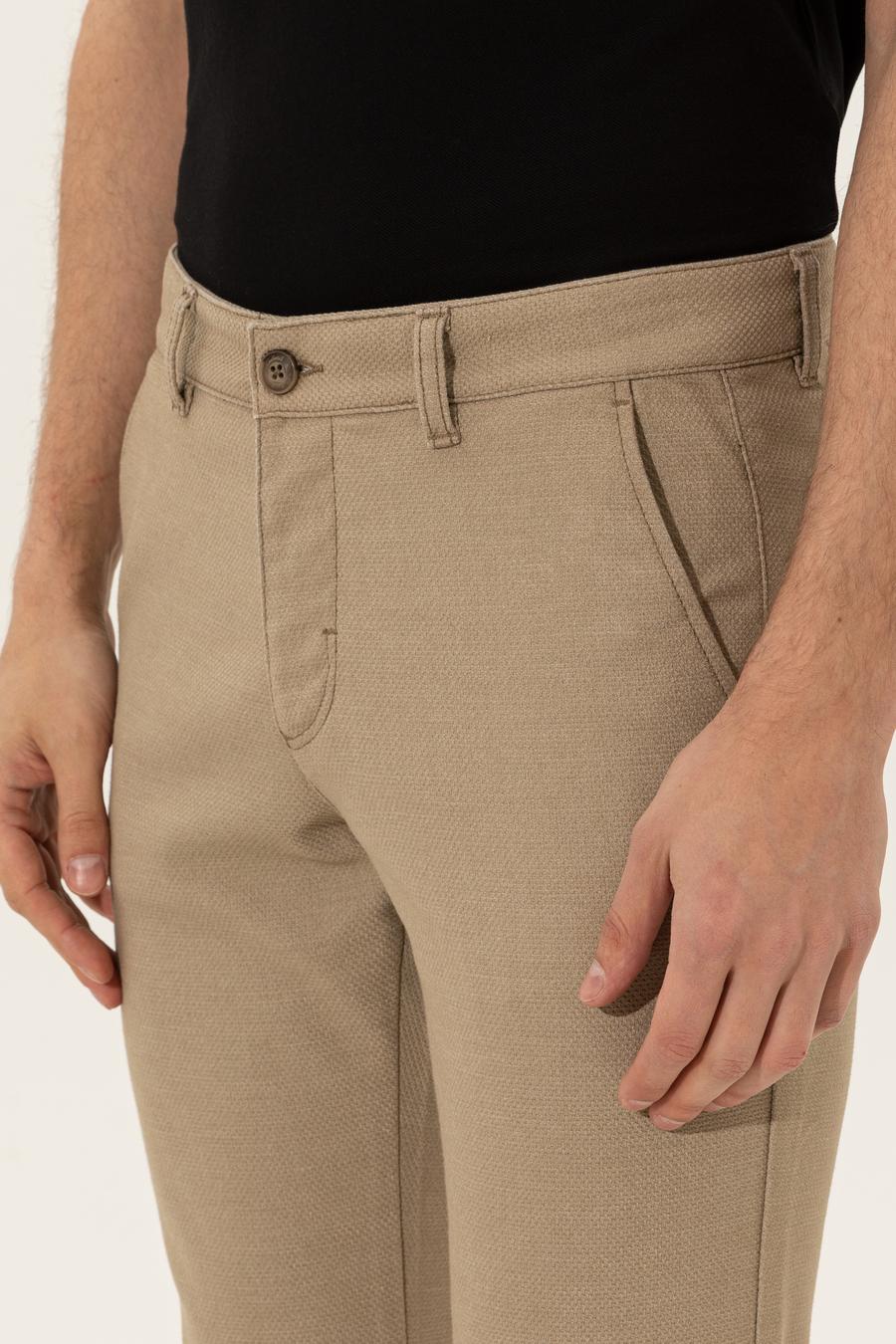 Camel Slim Fit Kanvas Pantolon - 50255855088