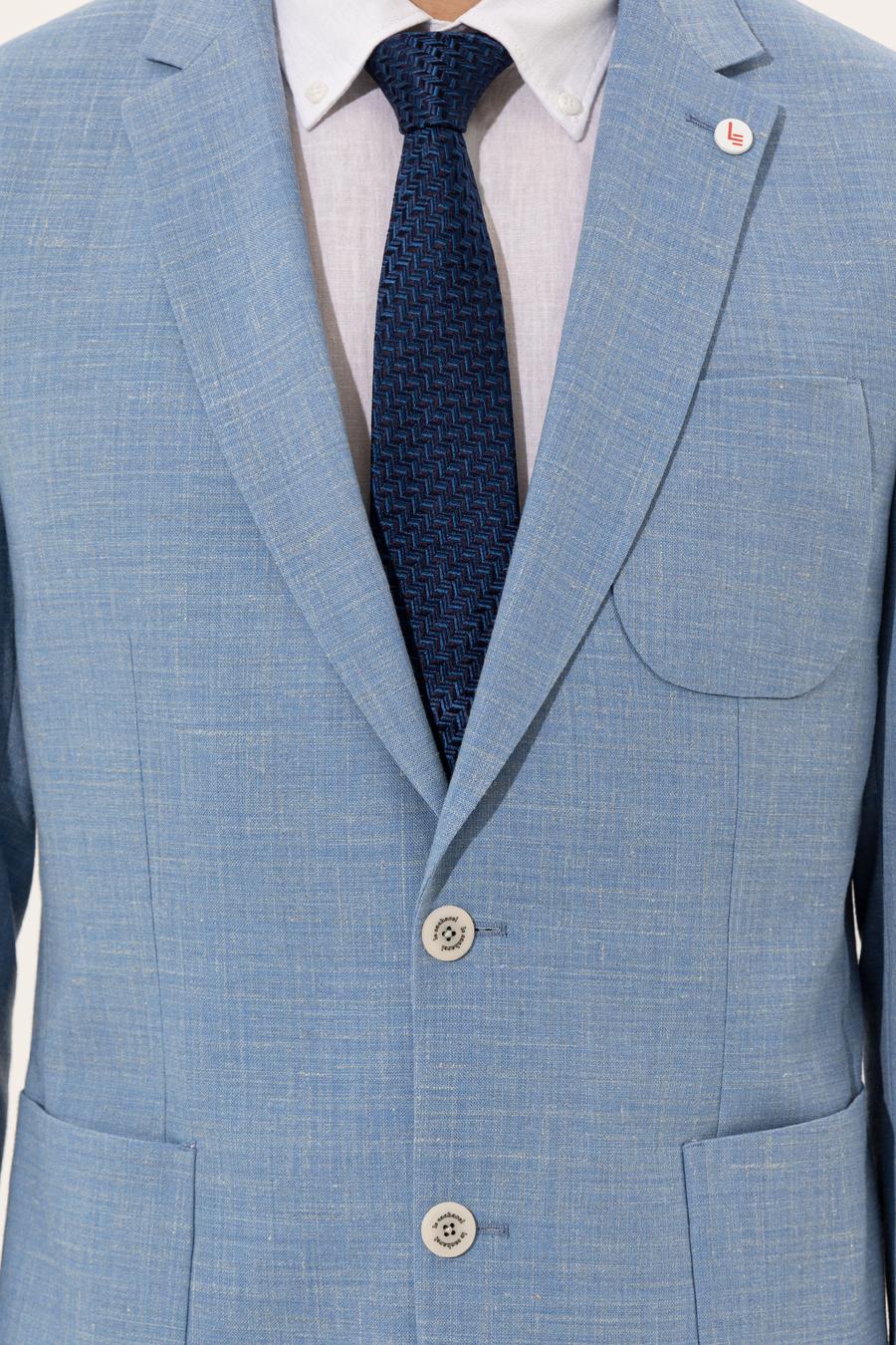 Açık Mavi Ex. Slim Fit Ceket - 50234883140