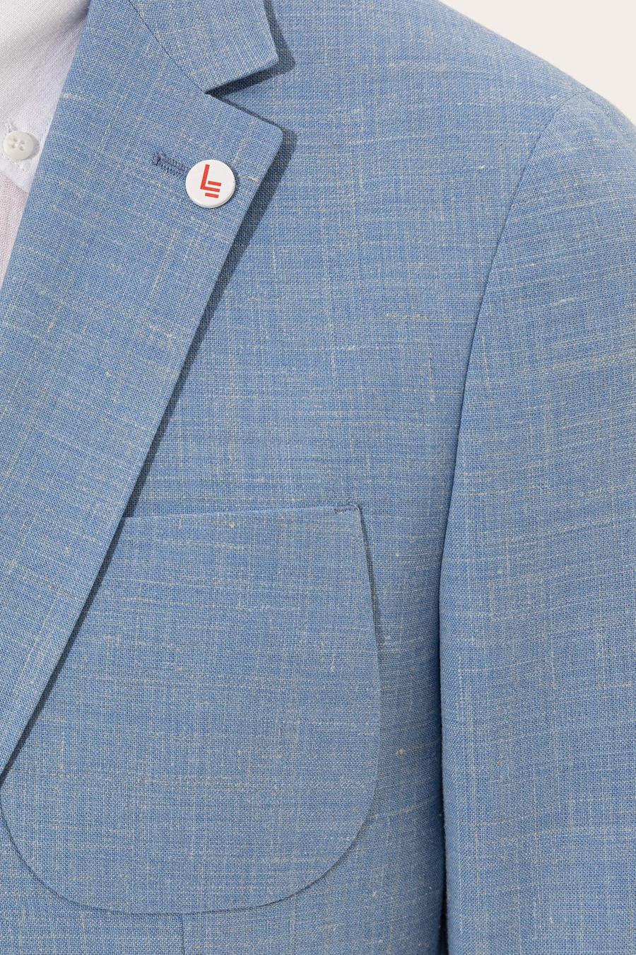 Açık Mavi Ex. Slim Fit Ceket - 50234883140