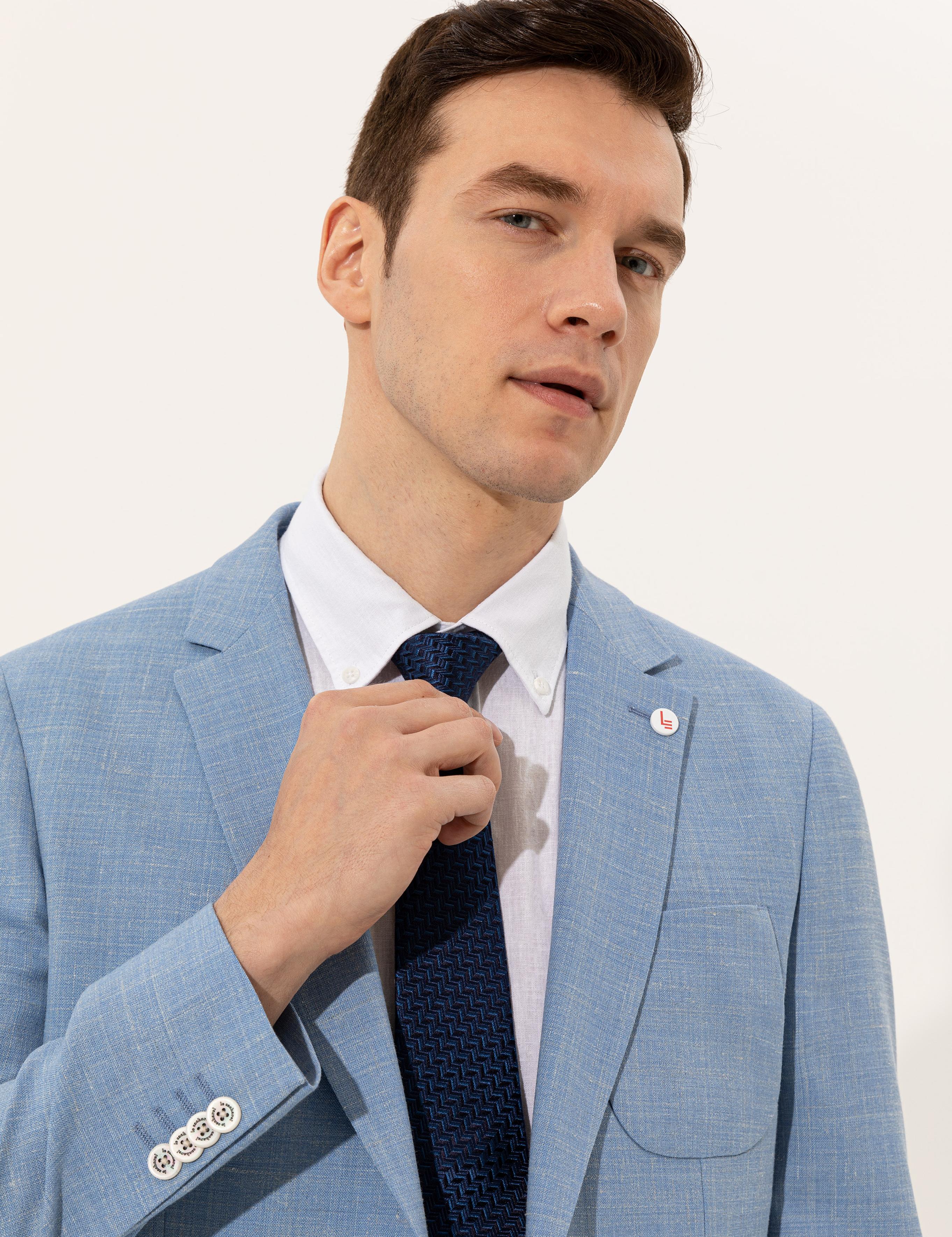 Açık Mavi Ex. Slim Fit Ceket - 50234883140