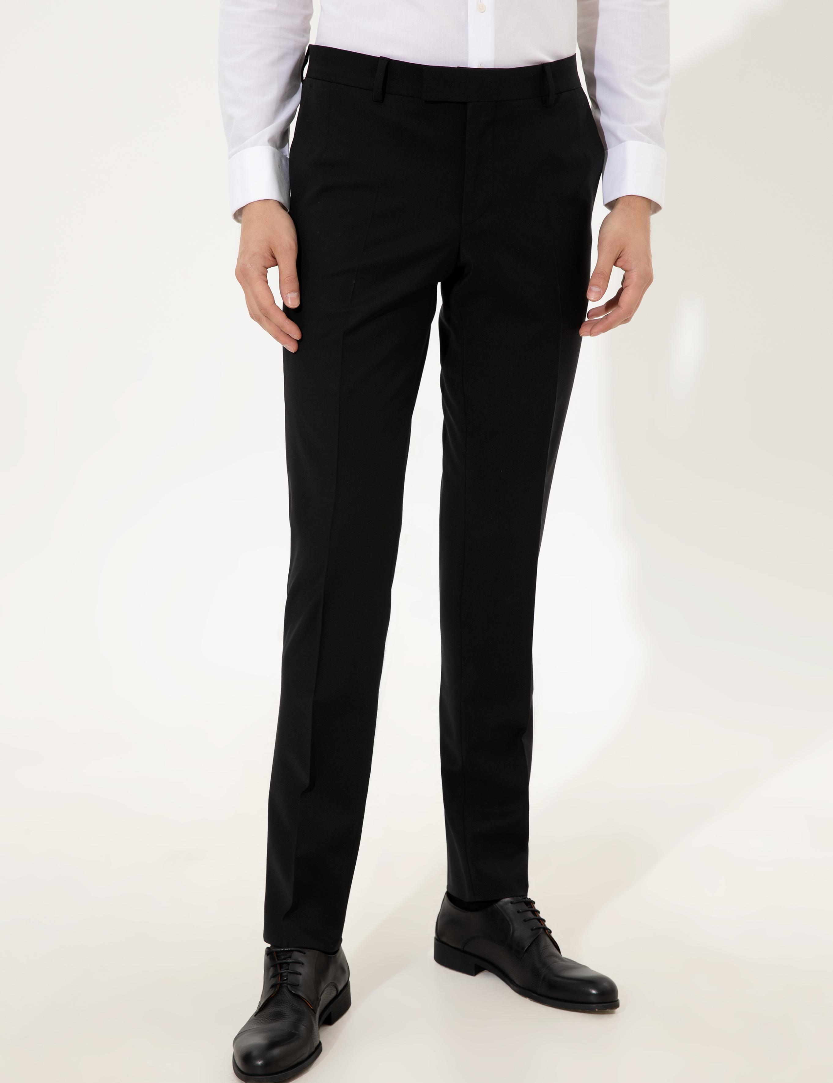 Siyah Slim Fit Kumaş Pantolon - 50250844015