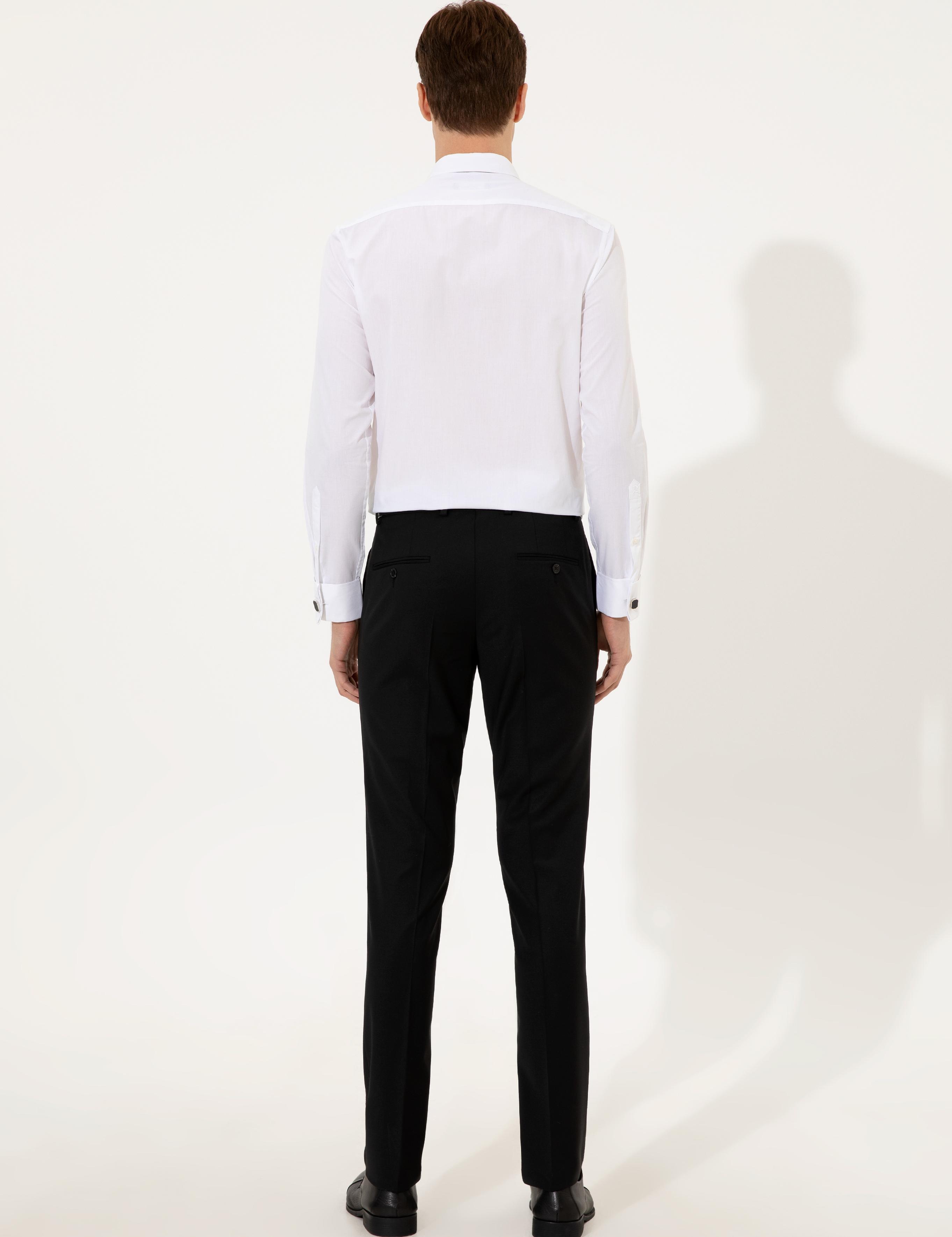 Siyah Slim Fit Kumaş Pantolon - 50250844015