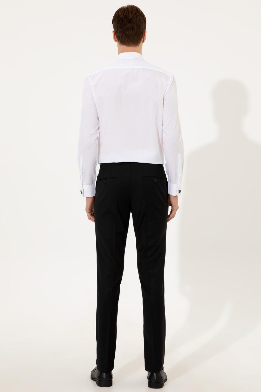 Siyah Slim Fit Kumaş Pantolon - 50250844015