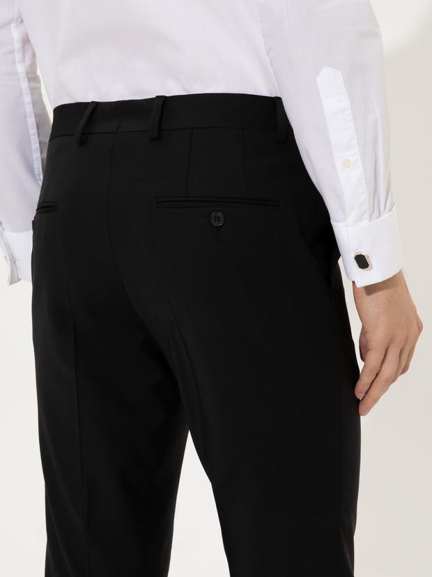 Siyah Slim Fit Kumaş Pantolon
