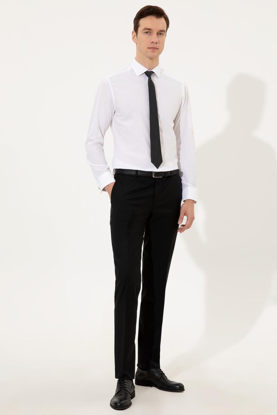 Siyah Slim Fit Kumaş Pantolon - 50250844015