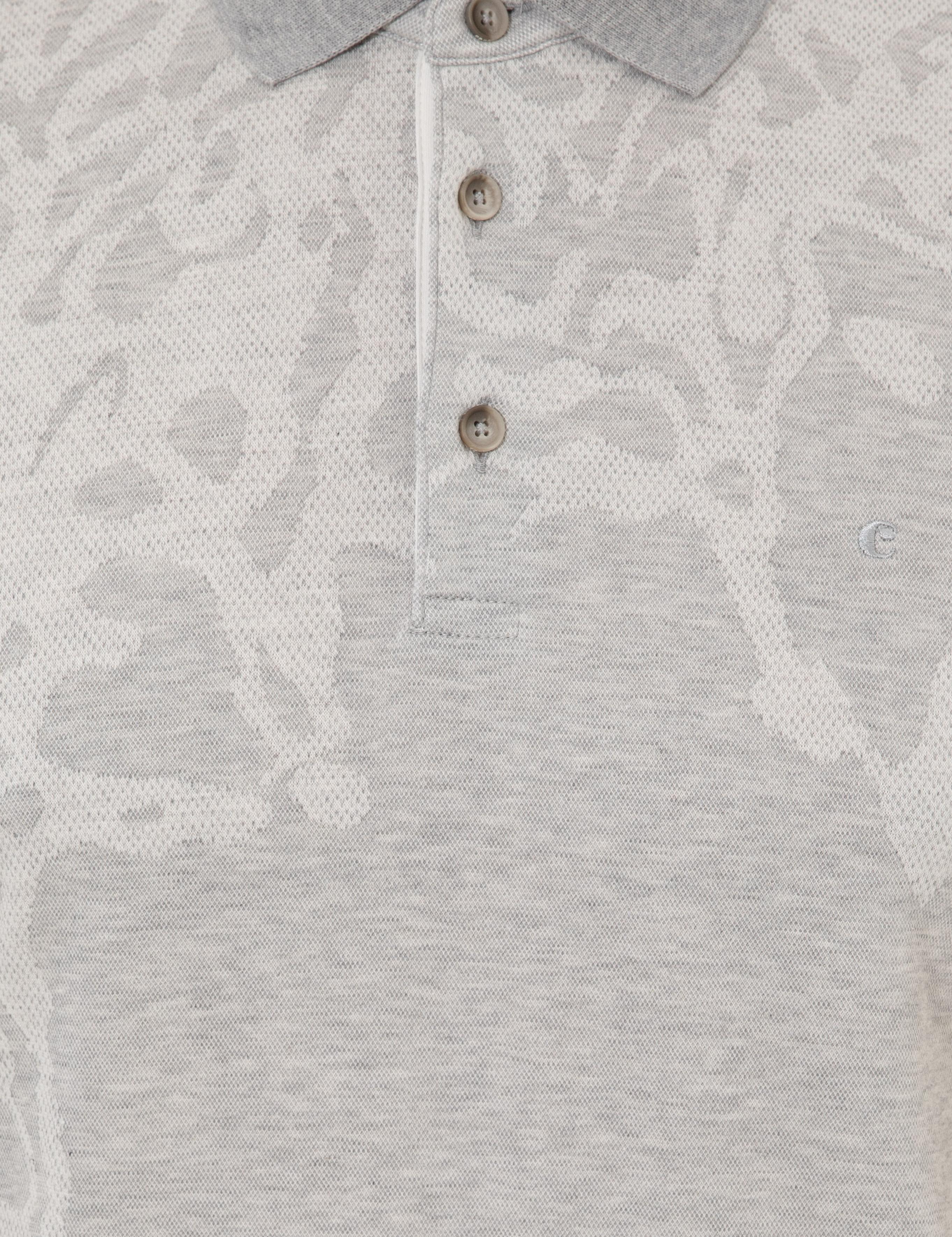 Gri Polo Yaka Slim Fit T-Shirt - 50247033013