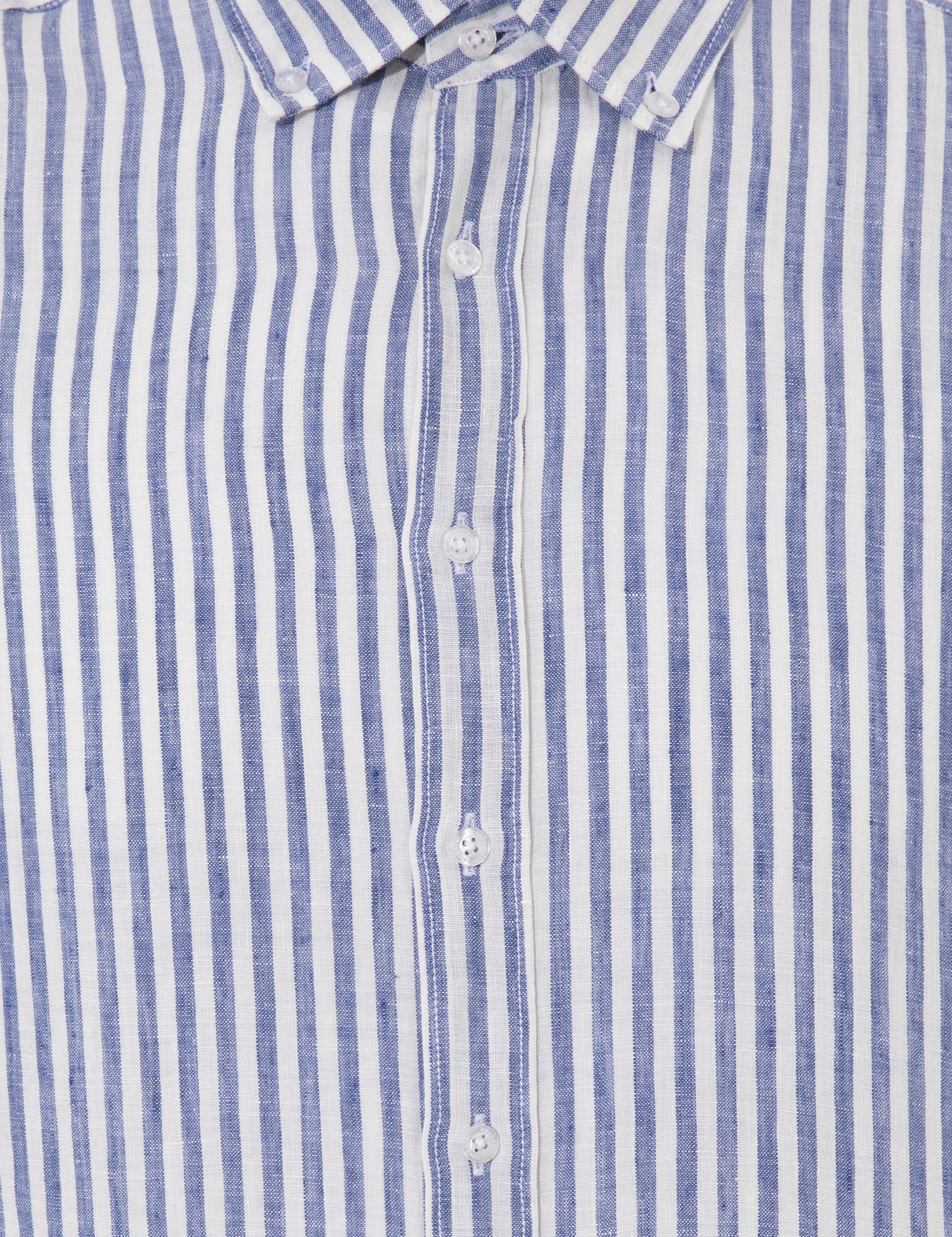 Mavi Slim Fit %100 Keten Gömlek - 50247988089