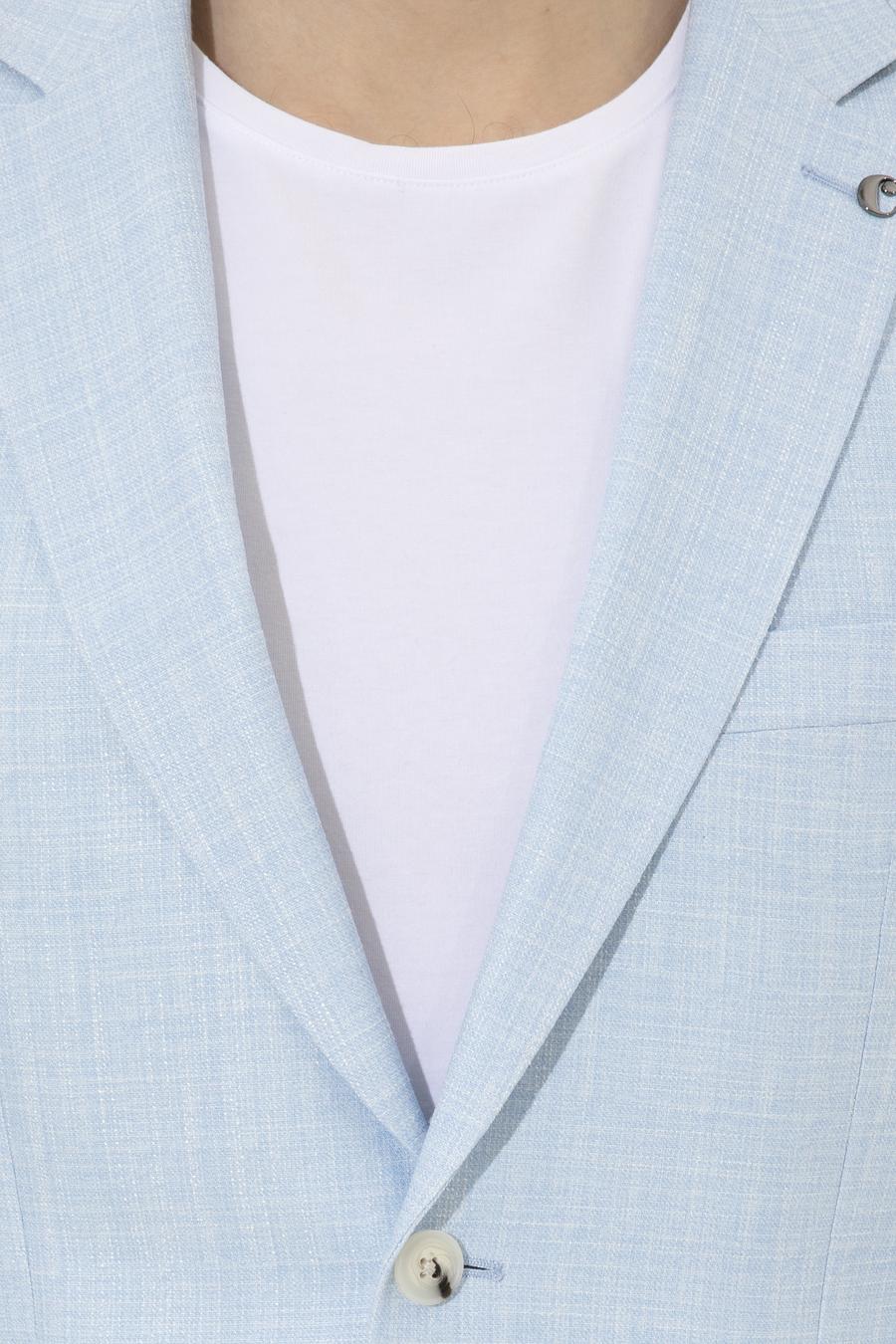 Açık Mavi Ex. Slim Fit Ceket - 50248782047